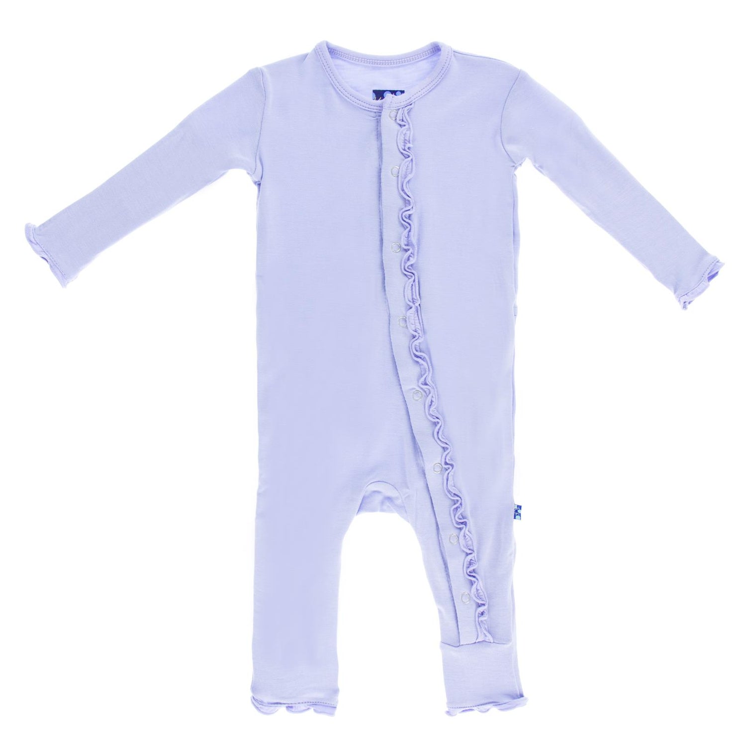 Basic Muffin Ruffle Coverall in Lilac