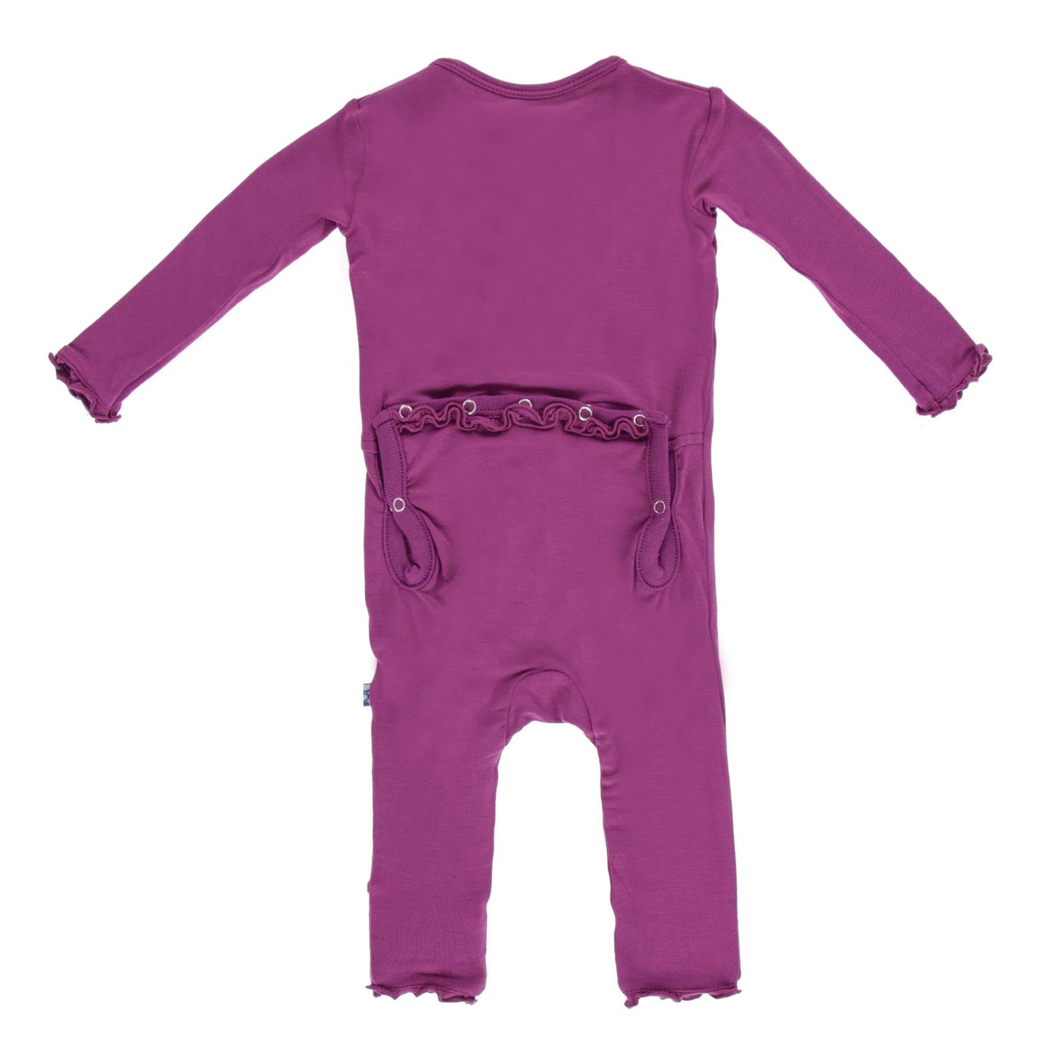 Basic Muffin Ruffle Coverall in Orchid