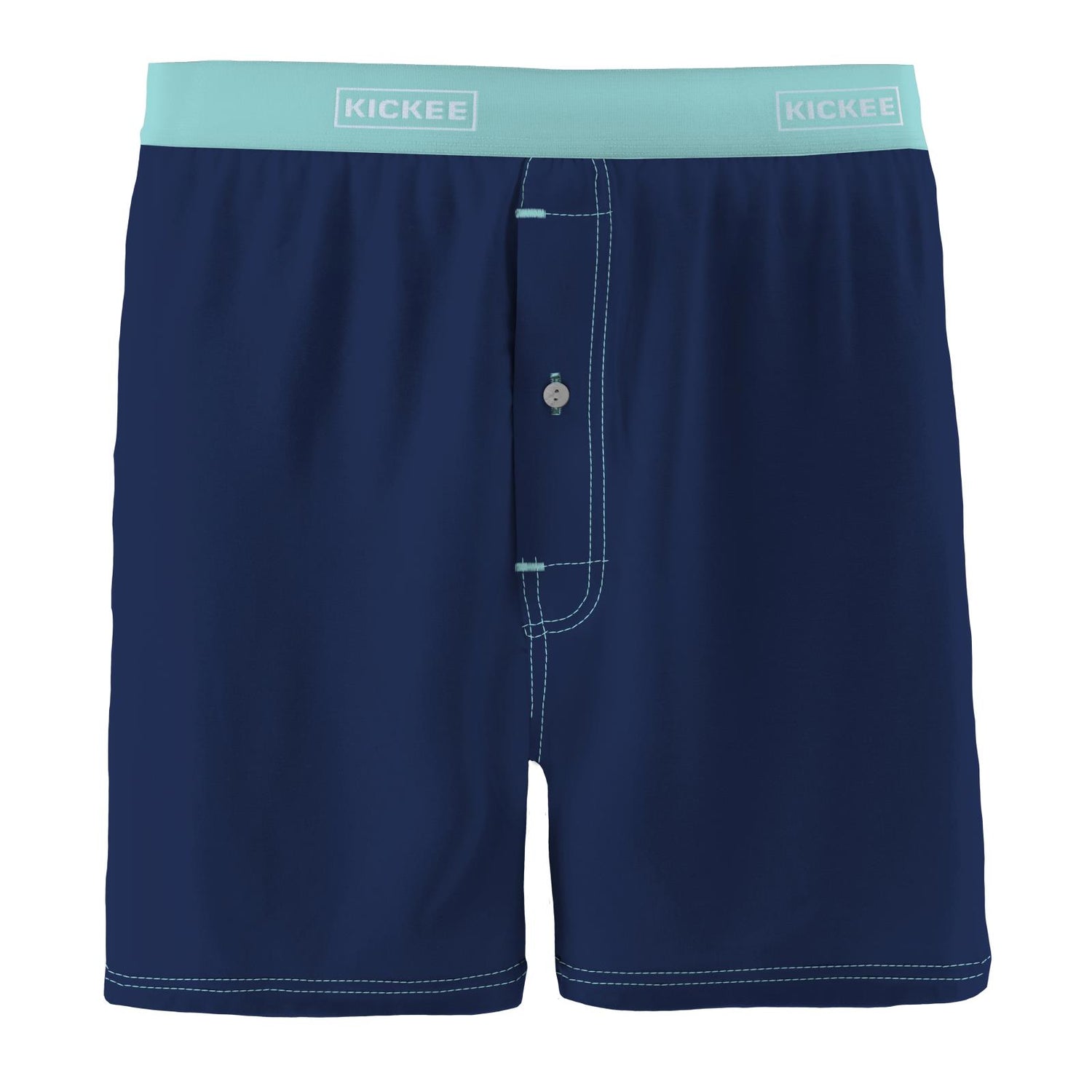 Men's Boxer Shorts in Flag Blue with Summer Sky