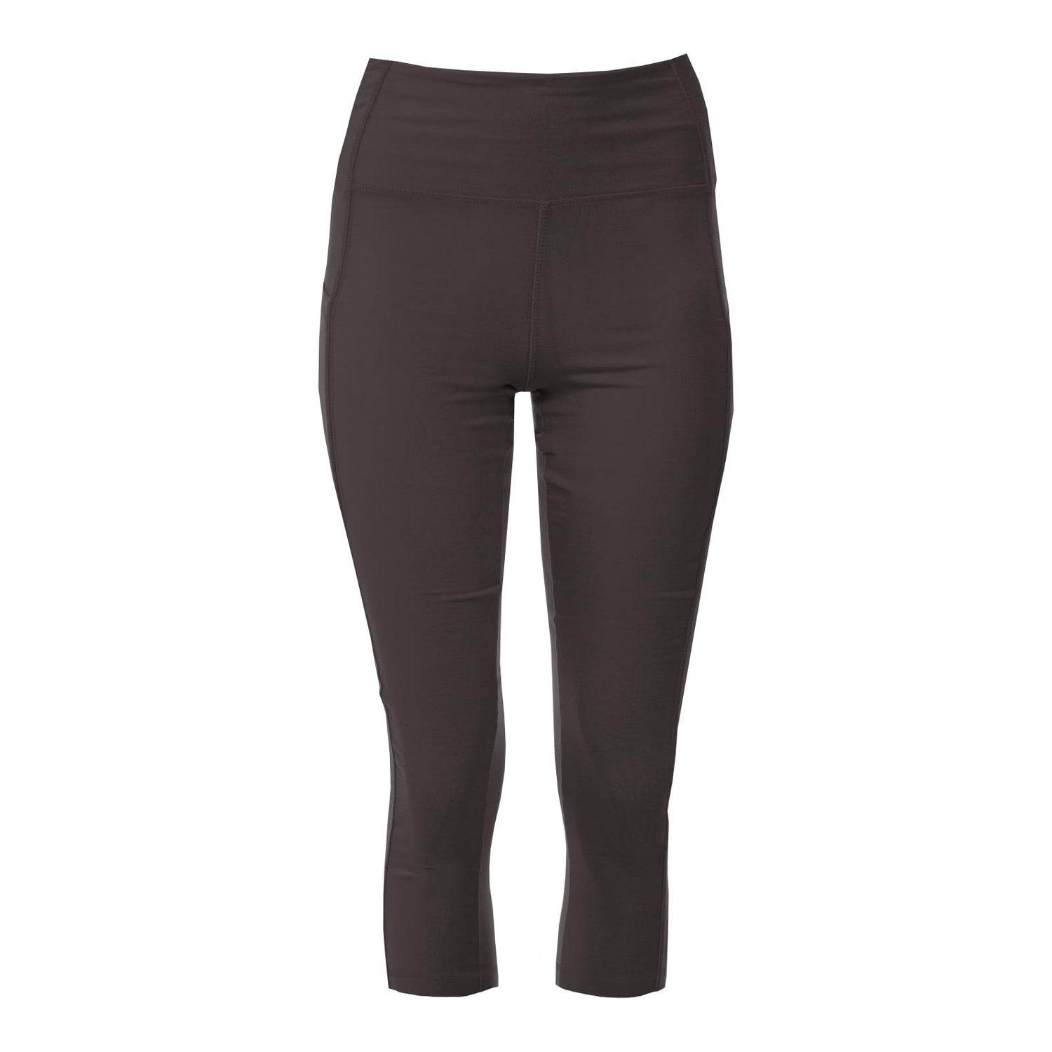 Women's Luxe Stretch 3/4 Leggings with Pockets in Midnight