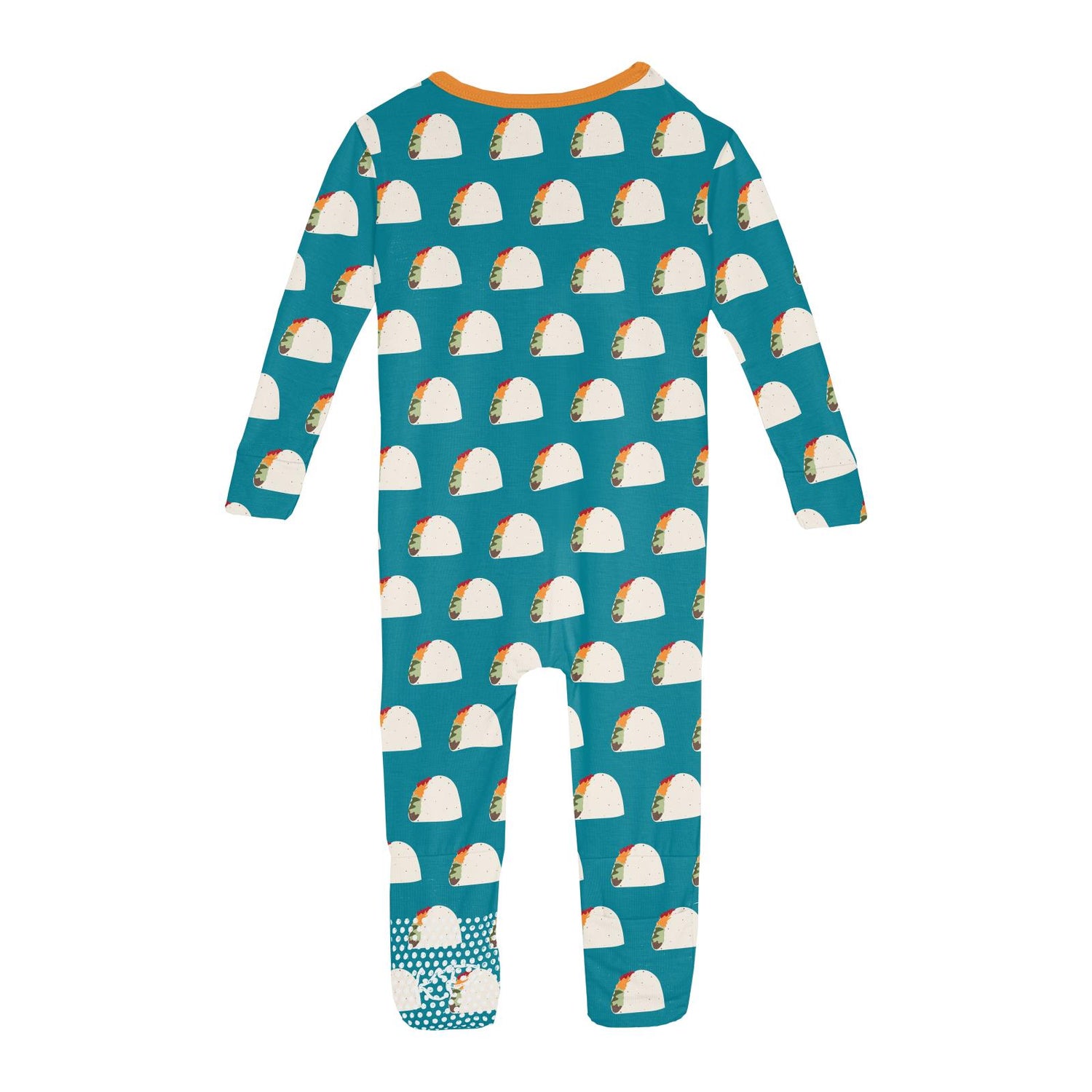 Print Convertible Sleeper with Zipper in Seagrass Tacos