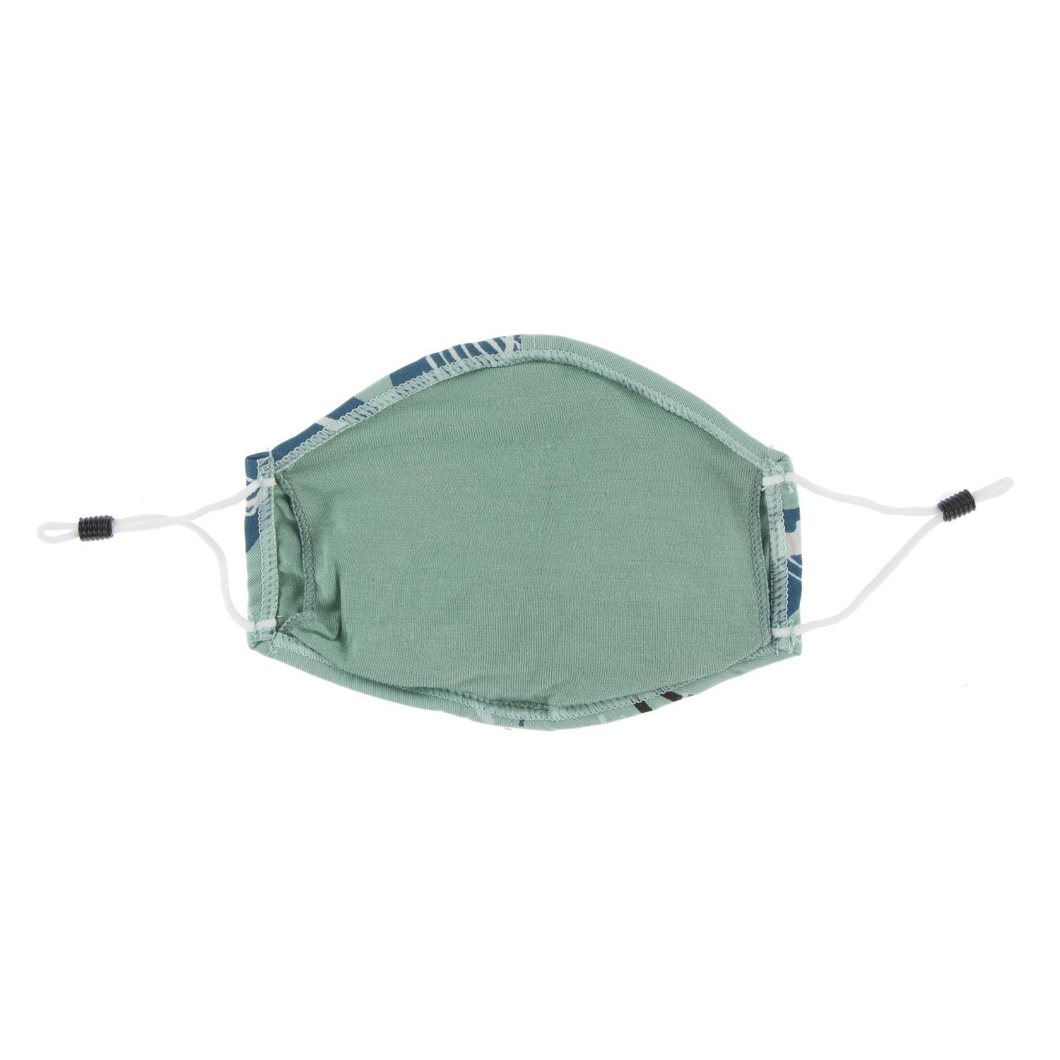 Print Waterproof Mask with Covered Vent and Filter for Kids in Shore T-Rex Dig