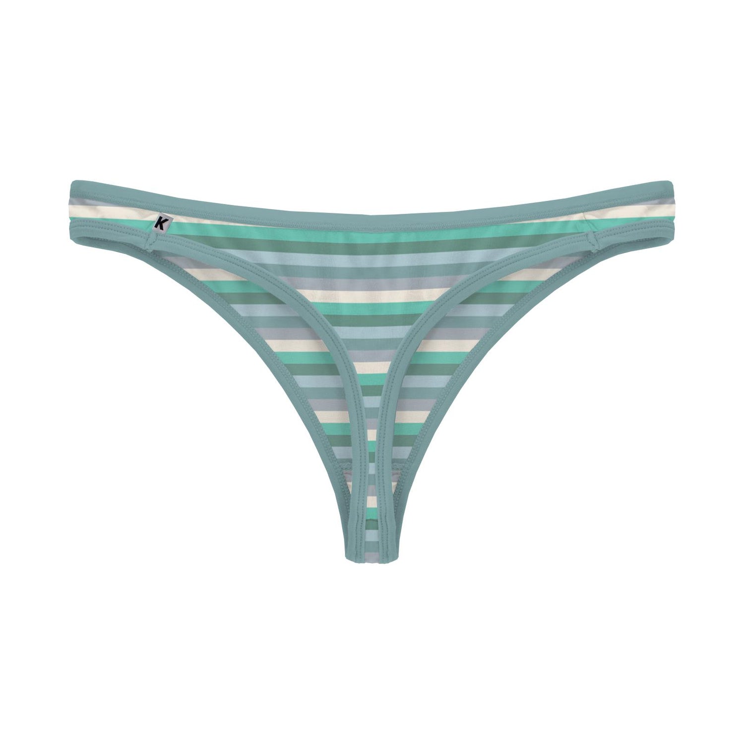 Women's Print Classic Thong in April Showers Stripe