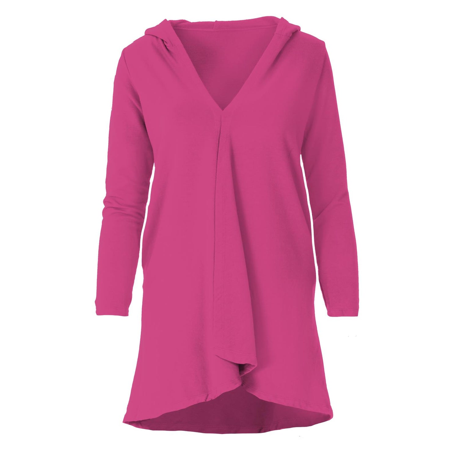 Women's Fleece Hooded Cardigan with Pockets in Calypso