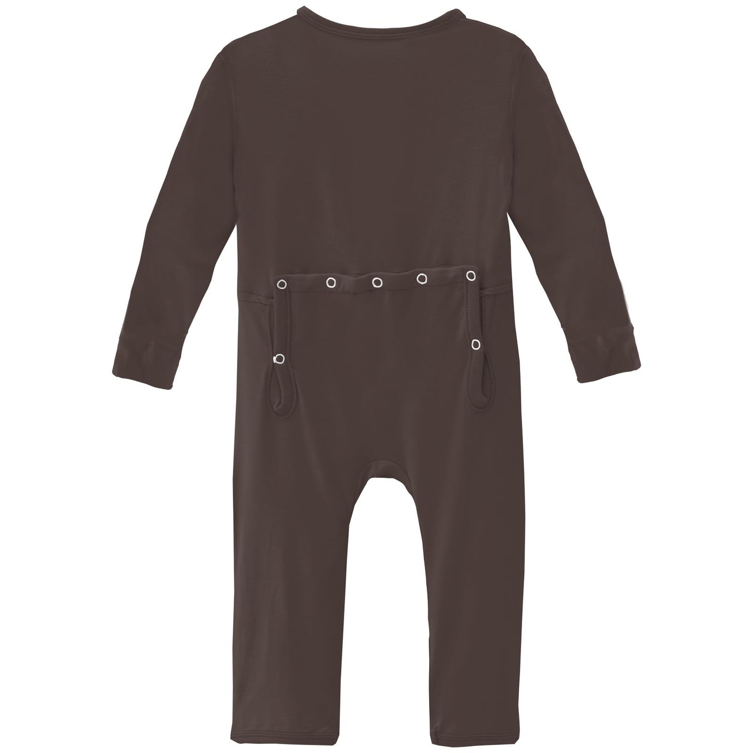 Coverall with 2 Way Zipper in Bark