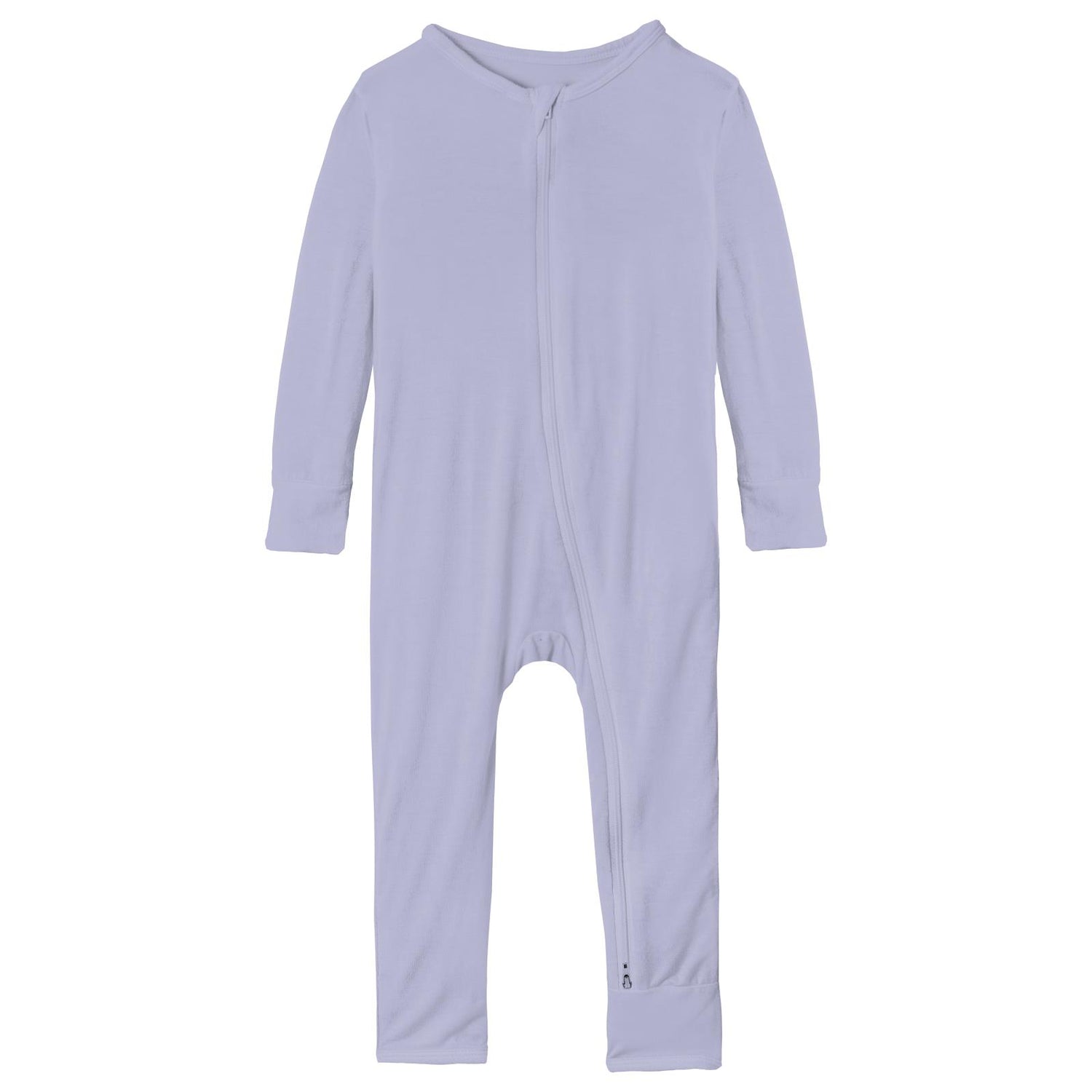 Coverall with 2 Way Zipper in Lilac