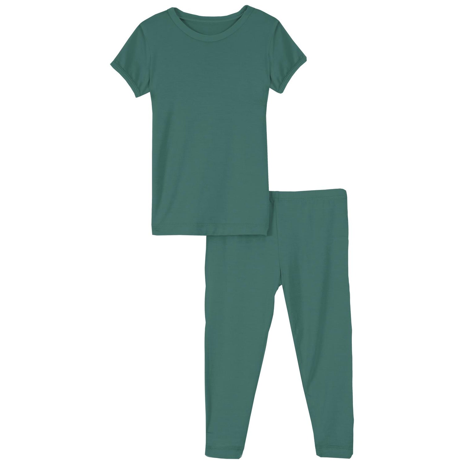 Short Sleeve Luxe Jersey Pajama Set in Ivy