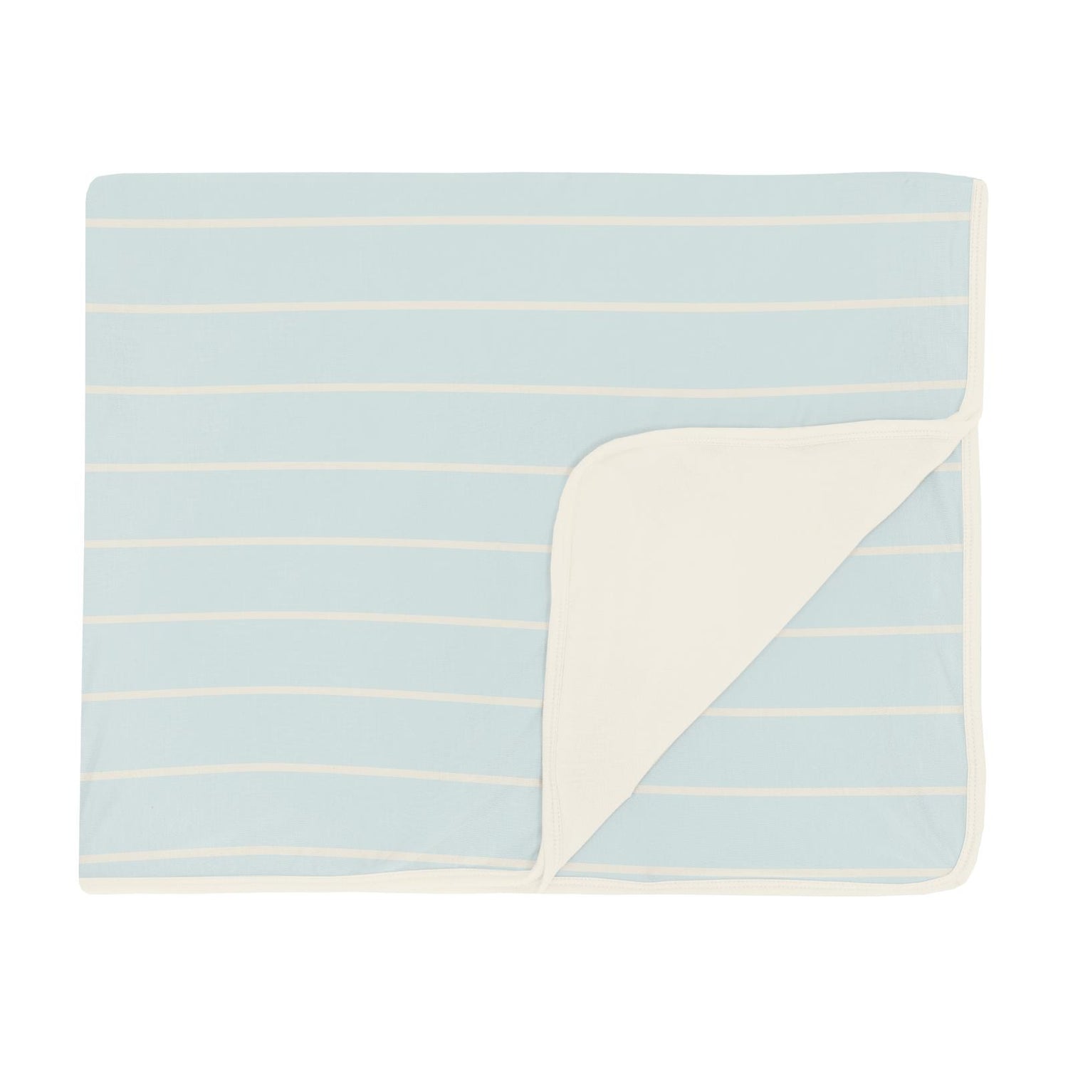 Print Luxe Throw Blanket in Fresh Air Road Trip Stripe