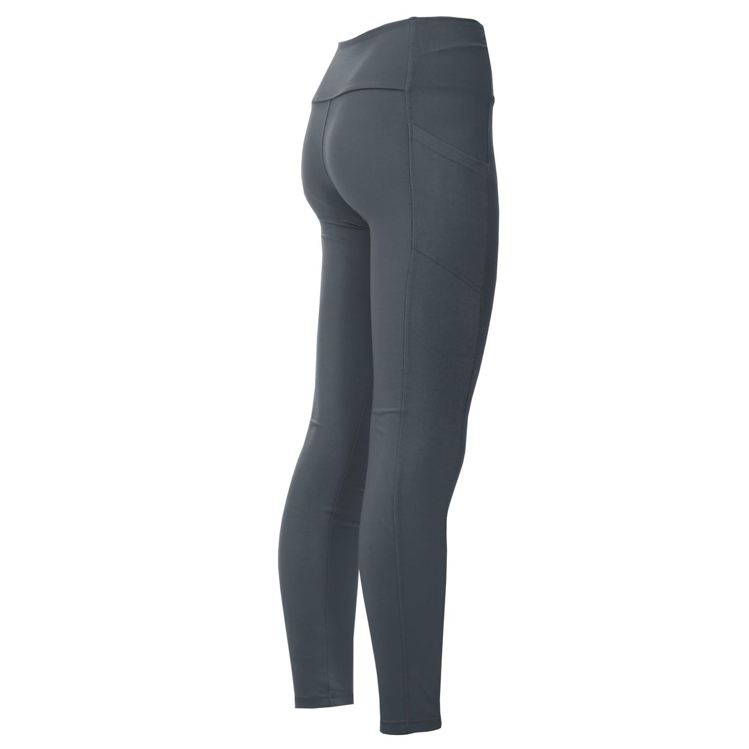 Women's Solid Luxe Stretch Leggings with Pockets in Slate