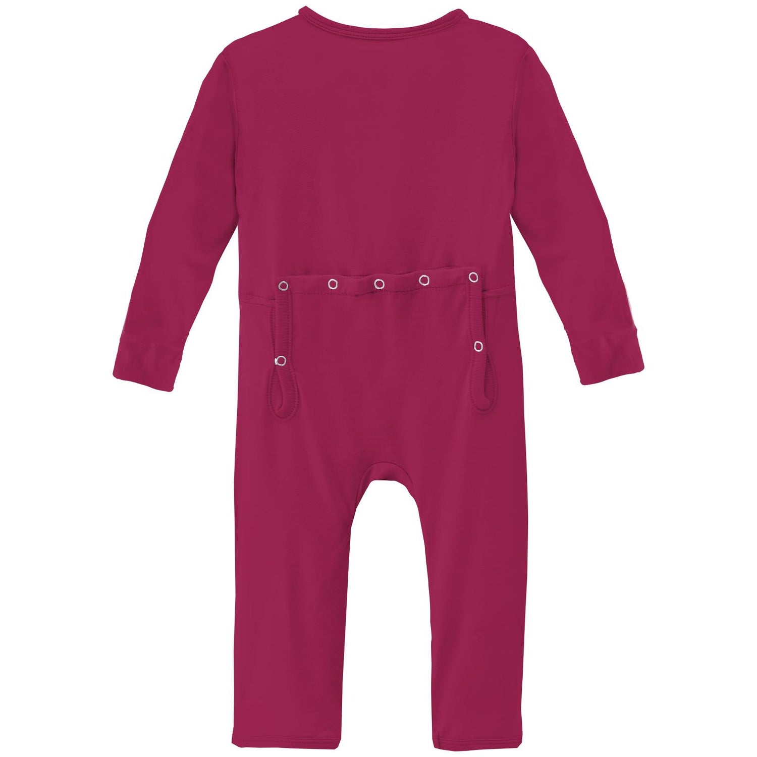 Coverall with Zipper in Berry