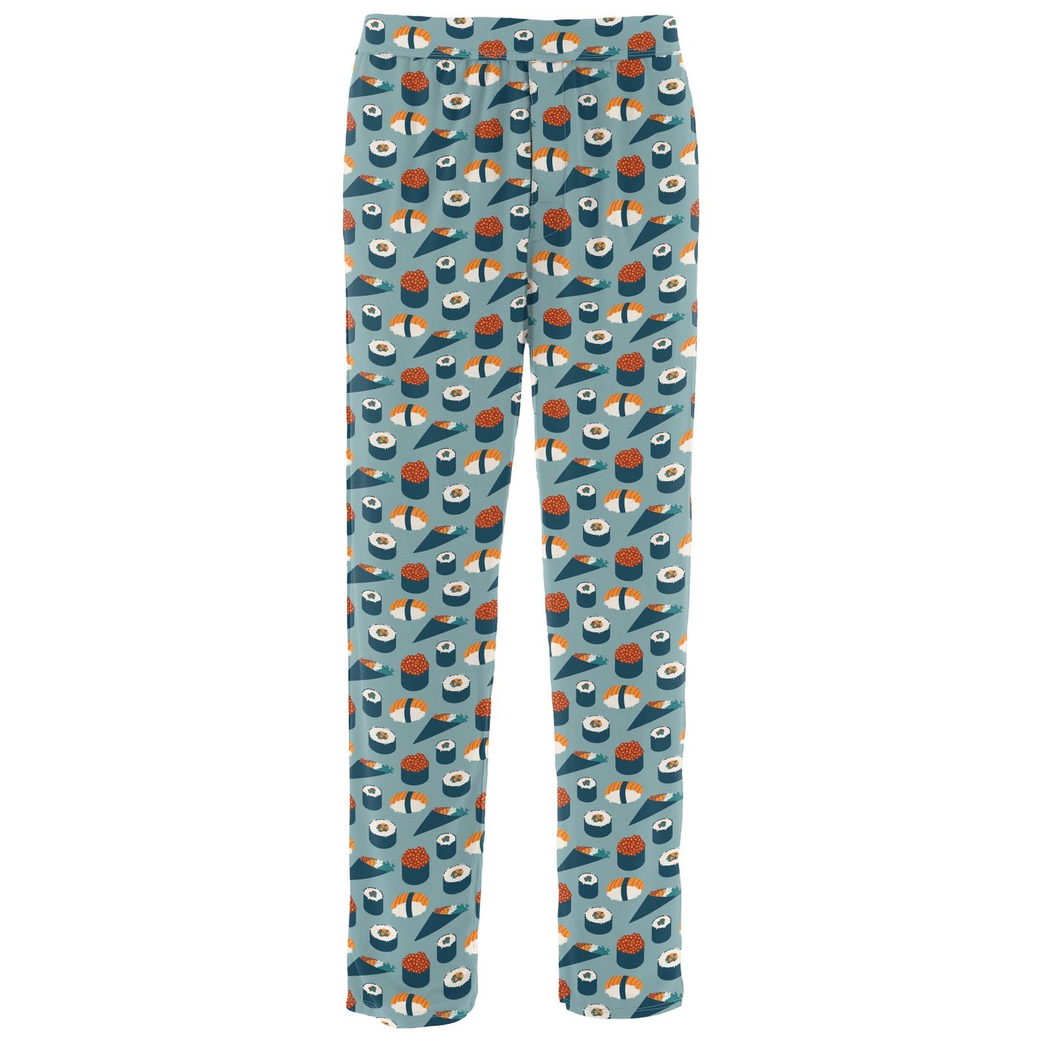 Men's Print Pajama Pants in Jade Sushi