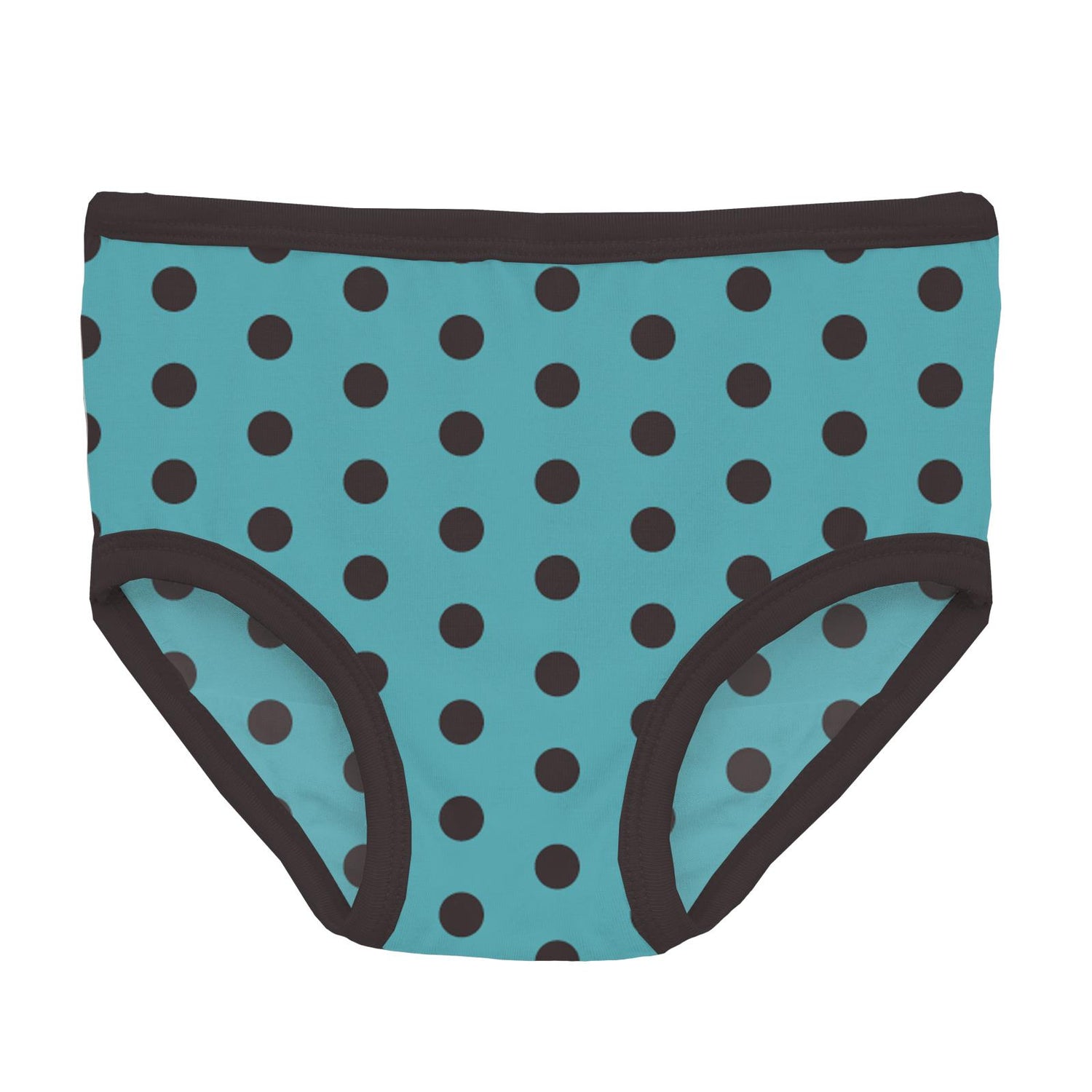 Print Girl's Underwear in Glacier Polka Dots