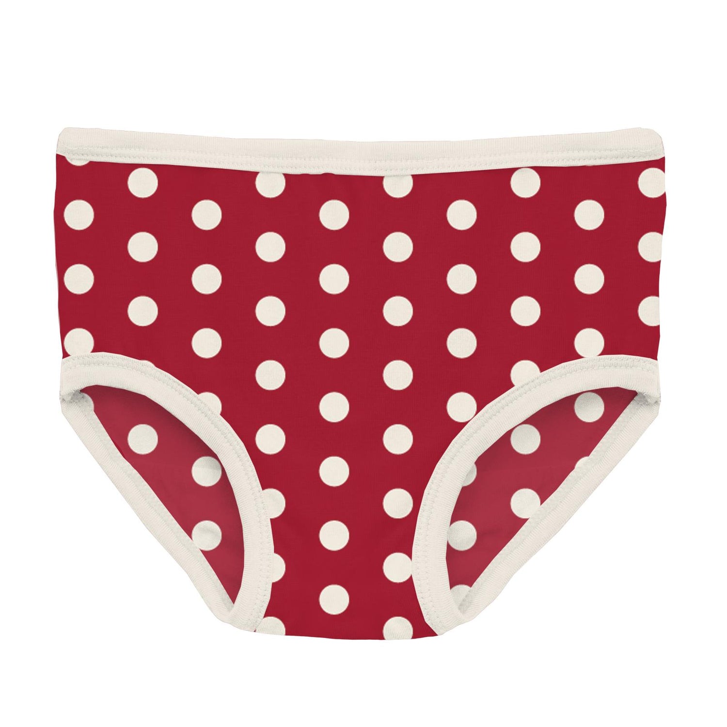 Print Girl's Underwear in Candy Apple Polka Dots
