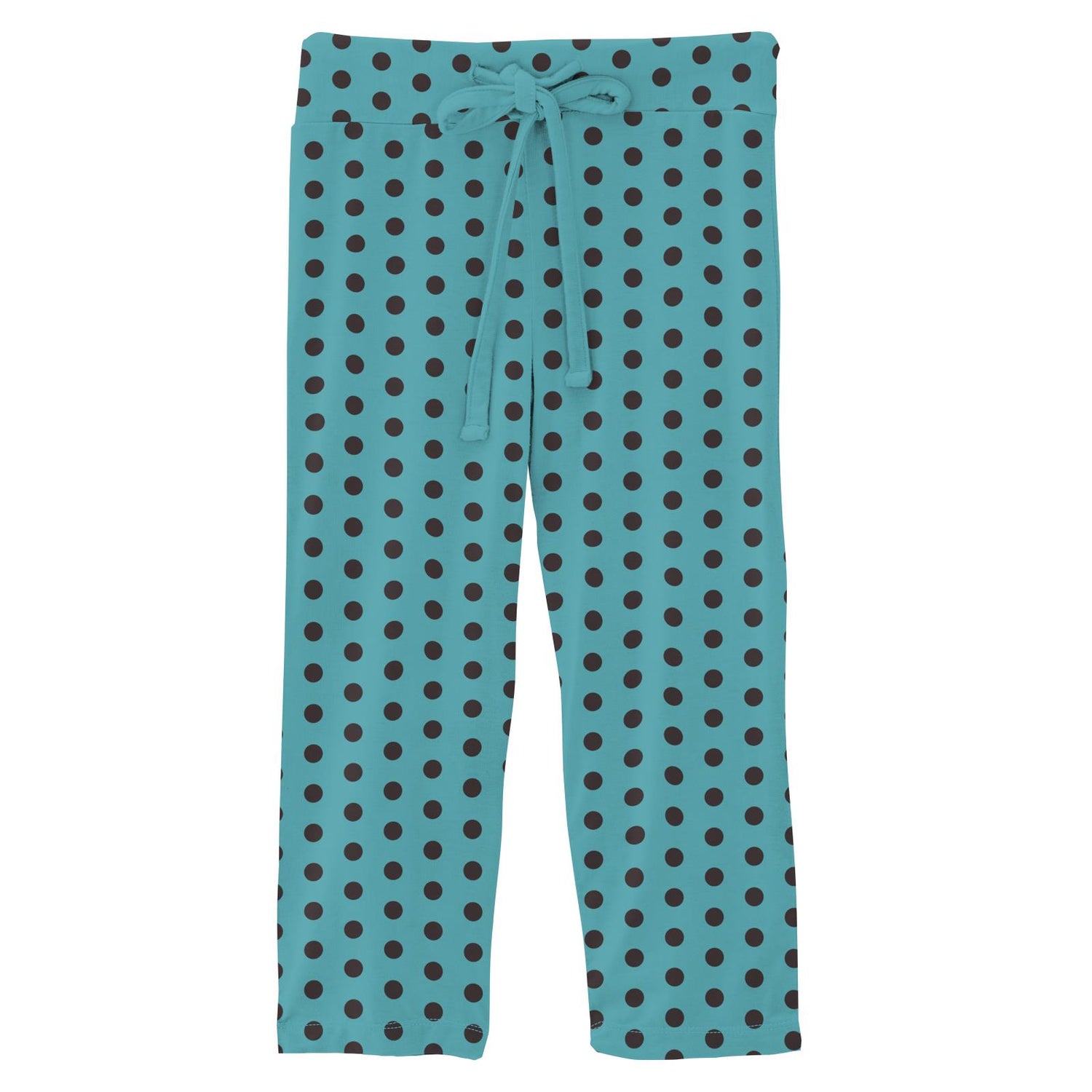 Print Relaxed Pants in Glacier Polka Dots