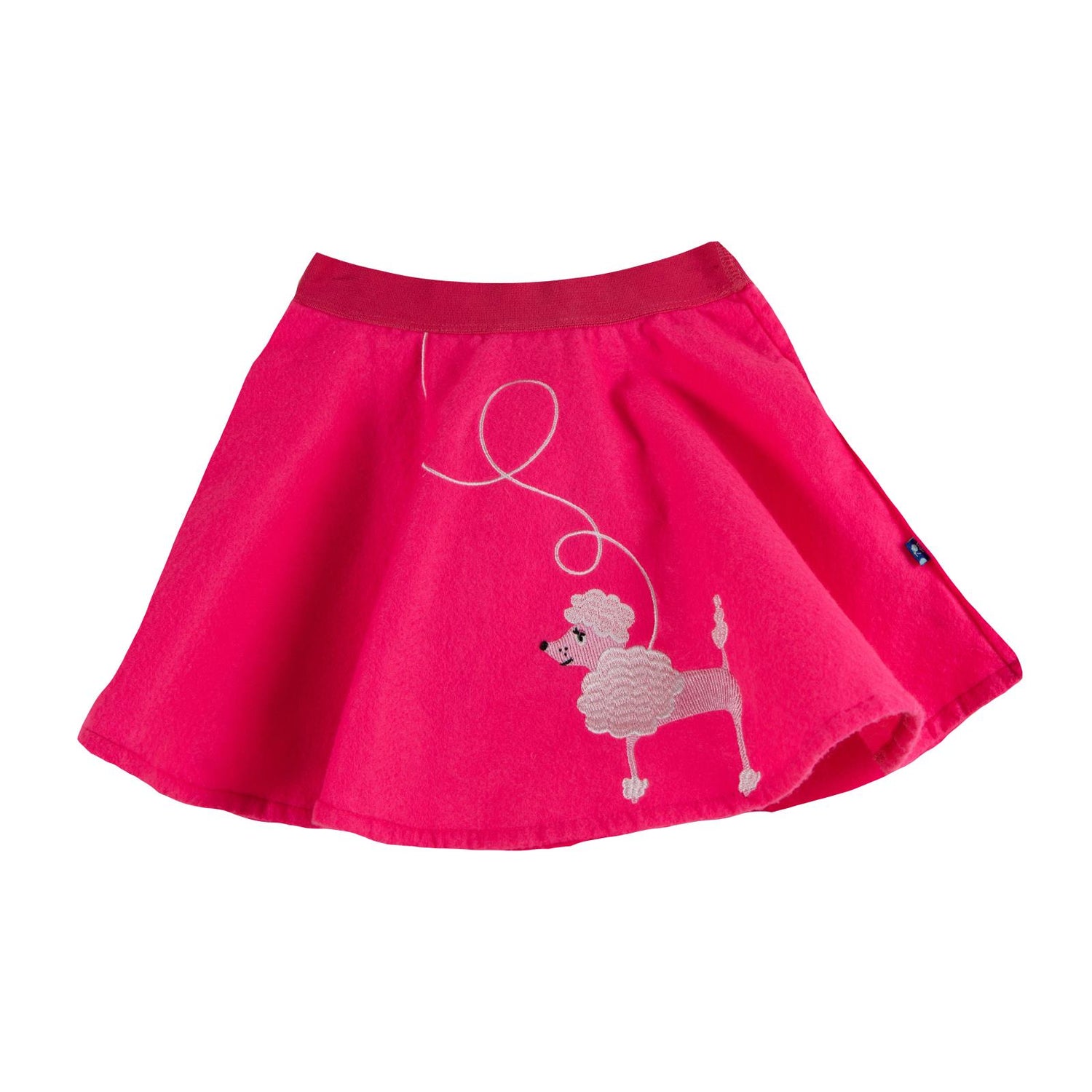Felt Poodle Skirt with Applique in Flamingo Poodle