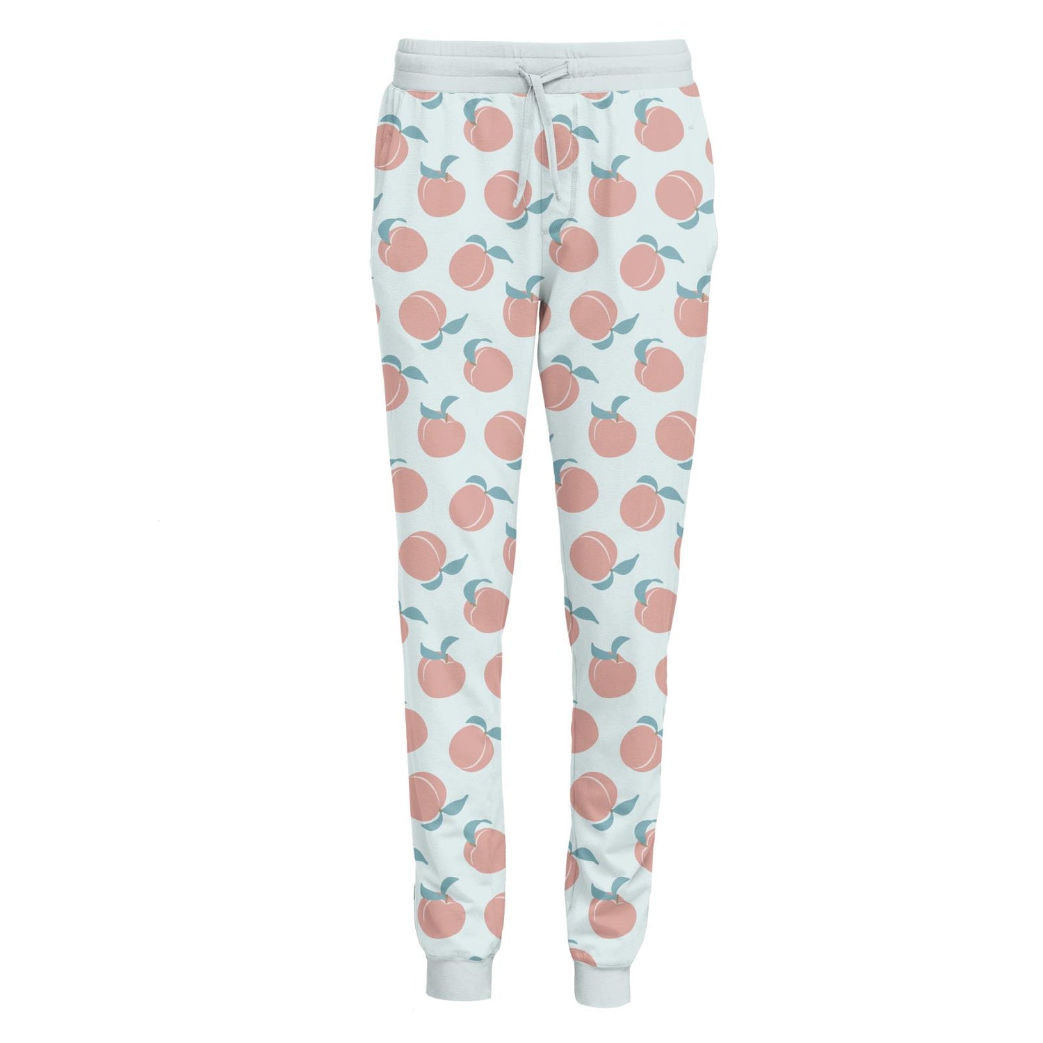 Women's Print Luxe Athletic Lounge Joggers in Fresh Air Peaches
