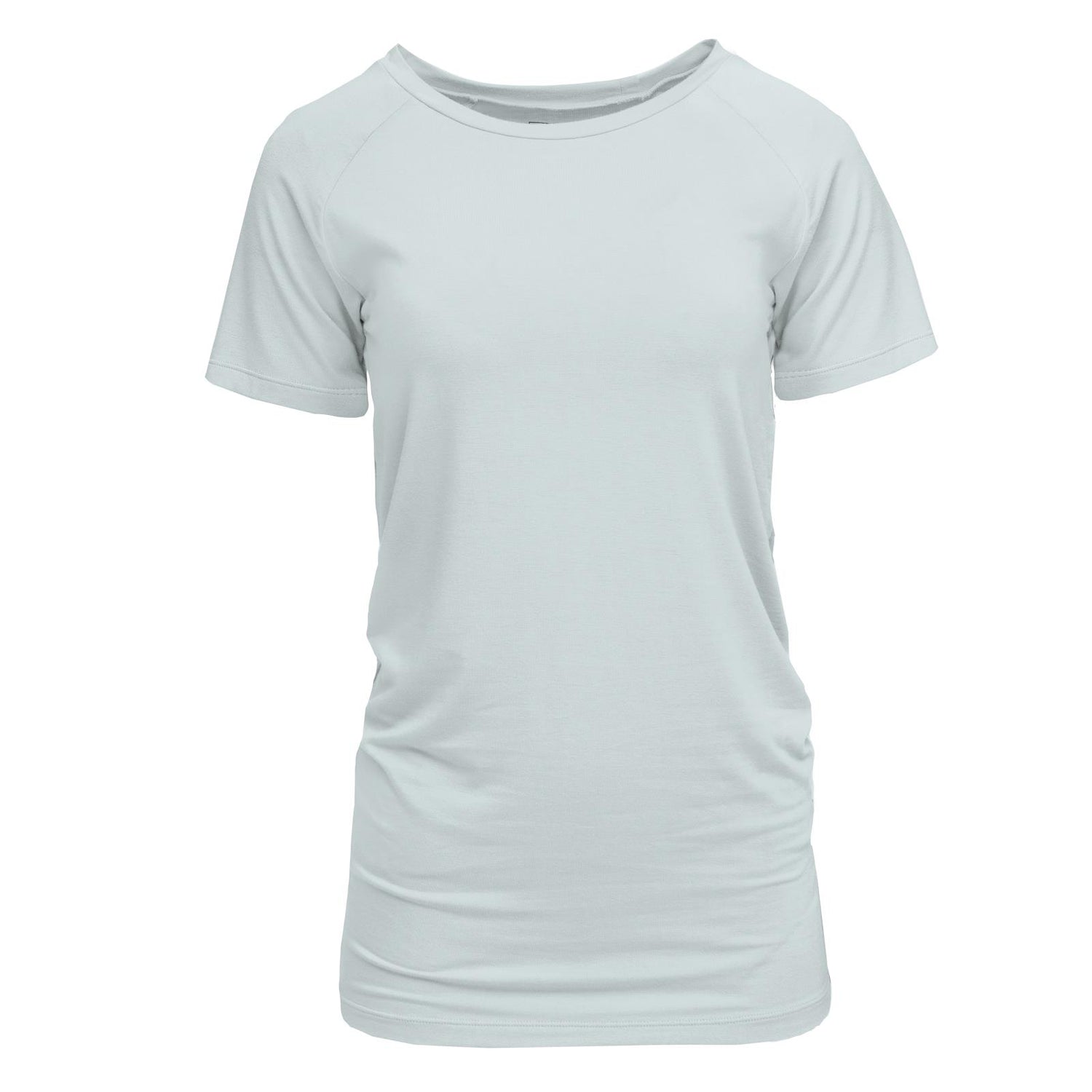 Women's Short Sleeve Raglan Maternity Tee in Fresh Air