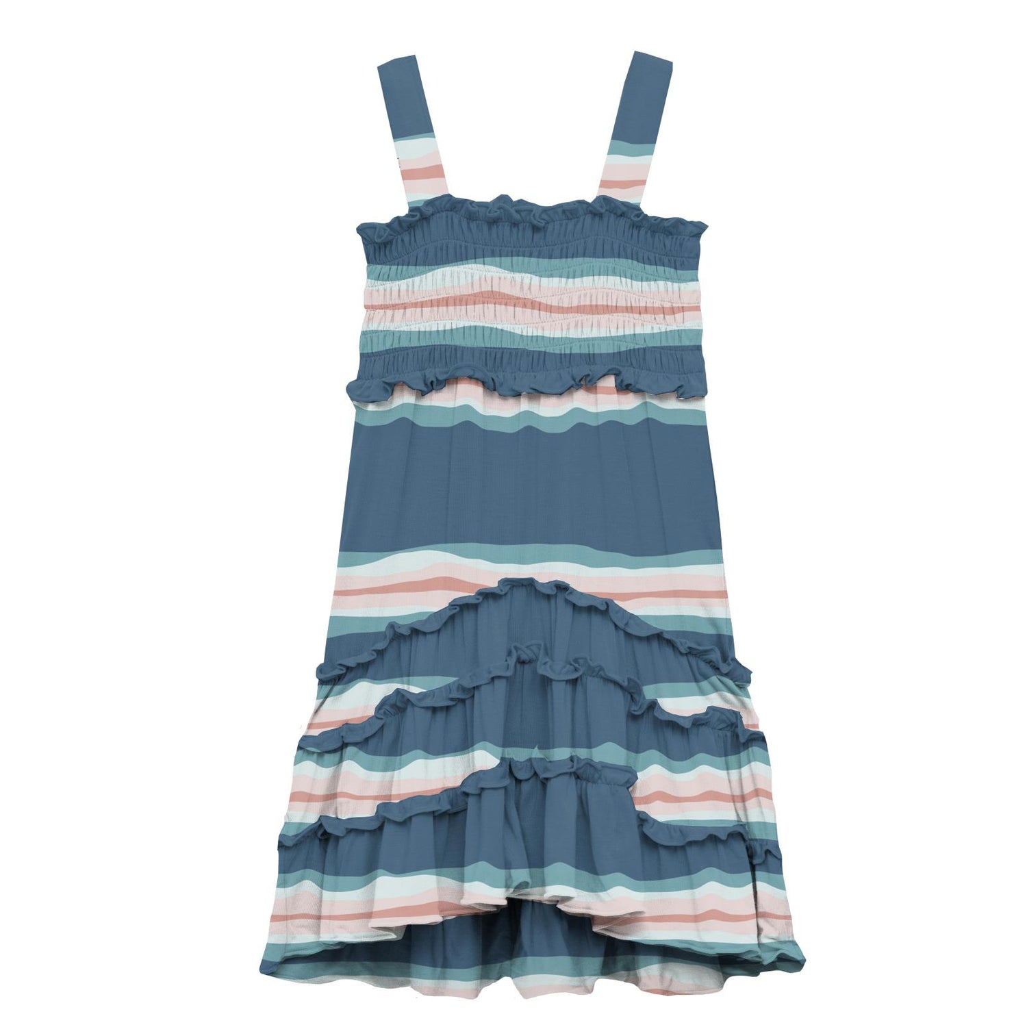 Print Sundress in Abstract Prismatic Spring