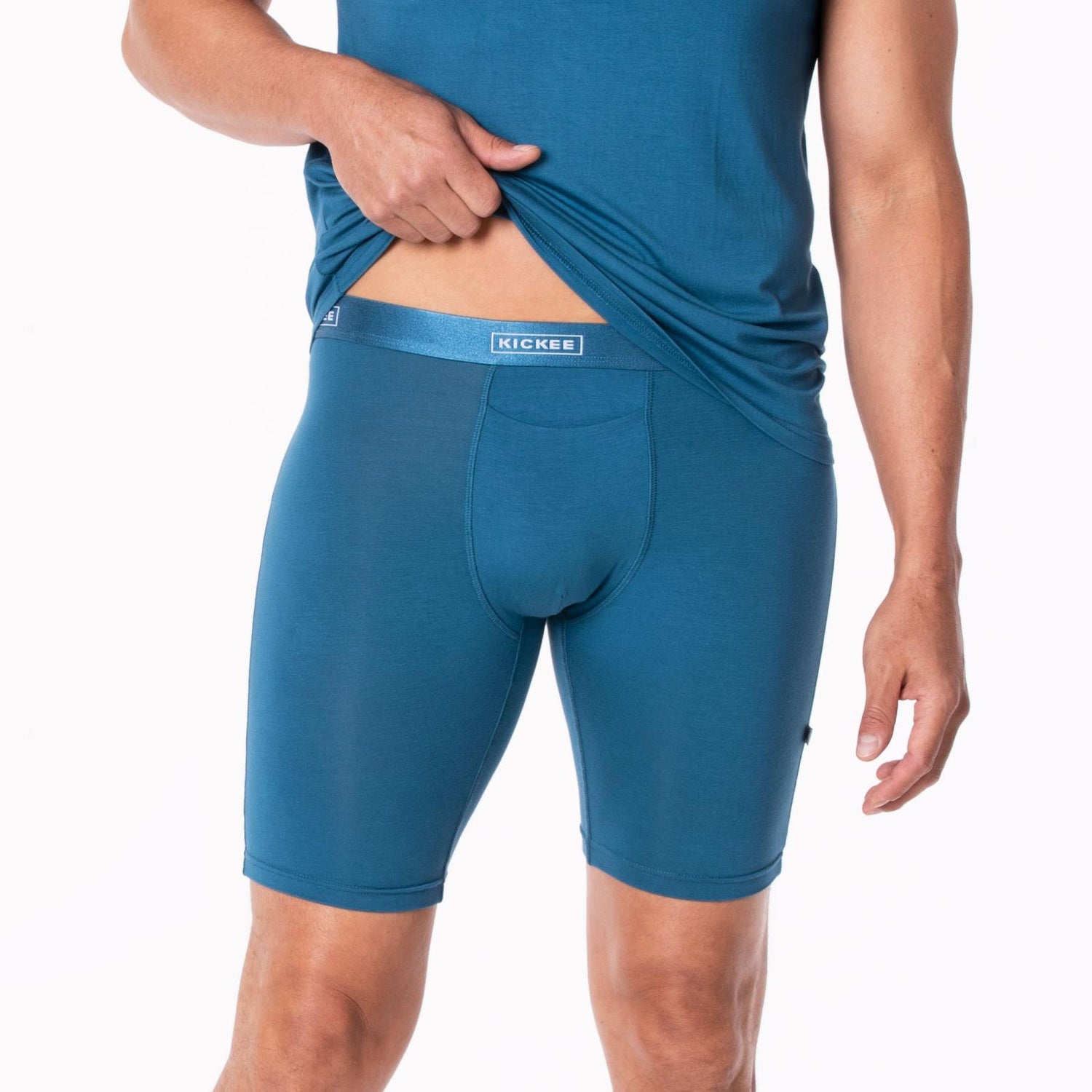 Men's Long Boxer Brief with Top Fly in Twilight