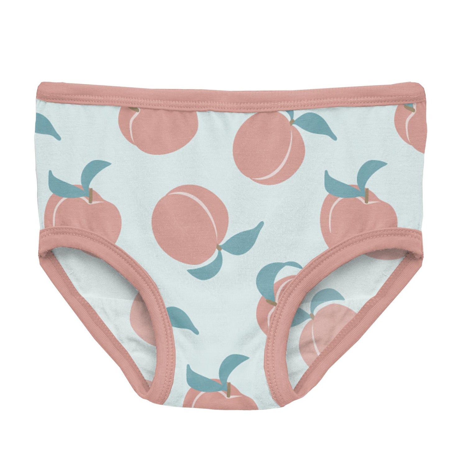 Print Girl's Underwear in Fresh Air Peaches