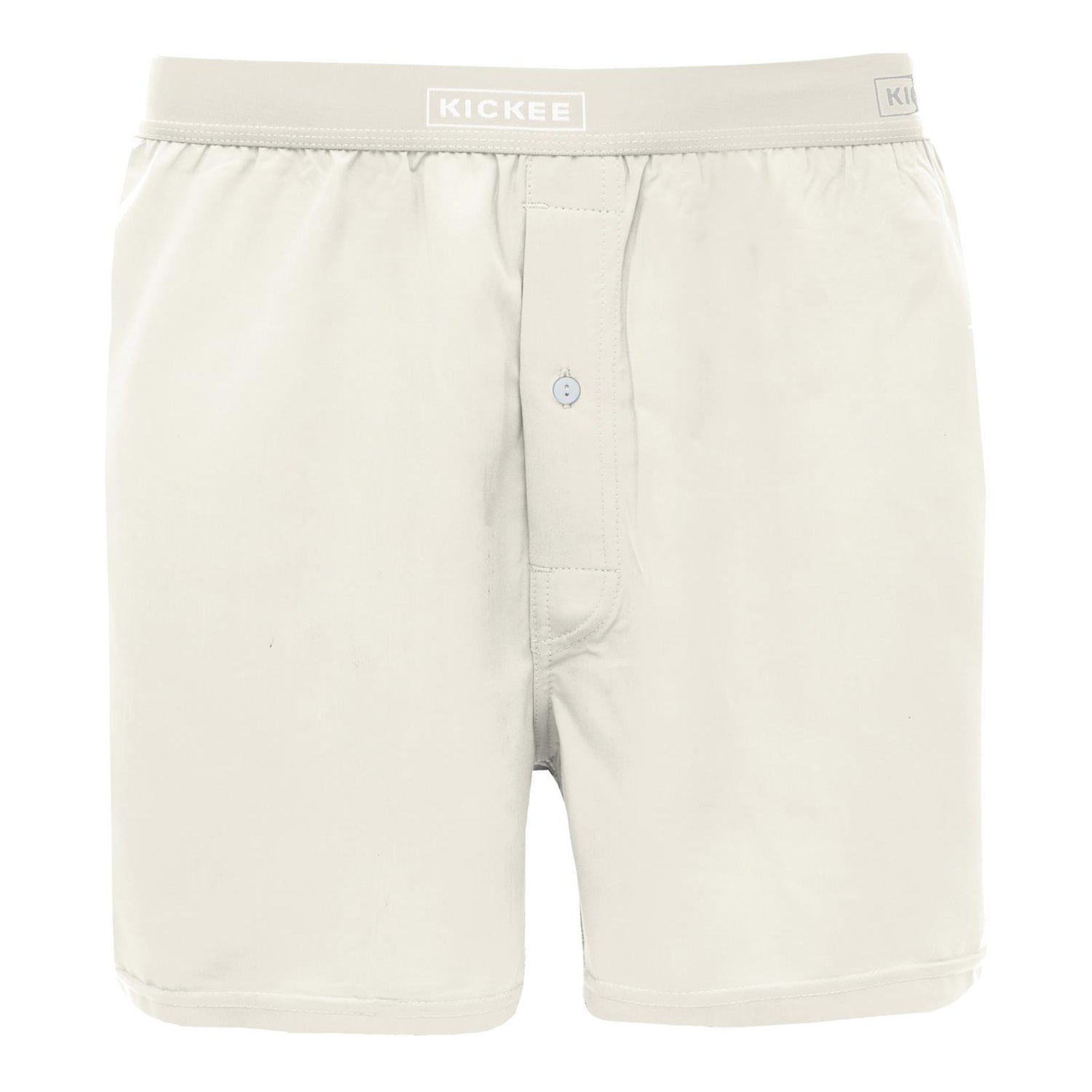 Men's Woven Boxer Shorts in Natural