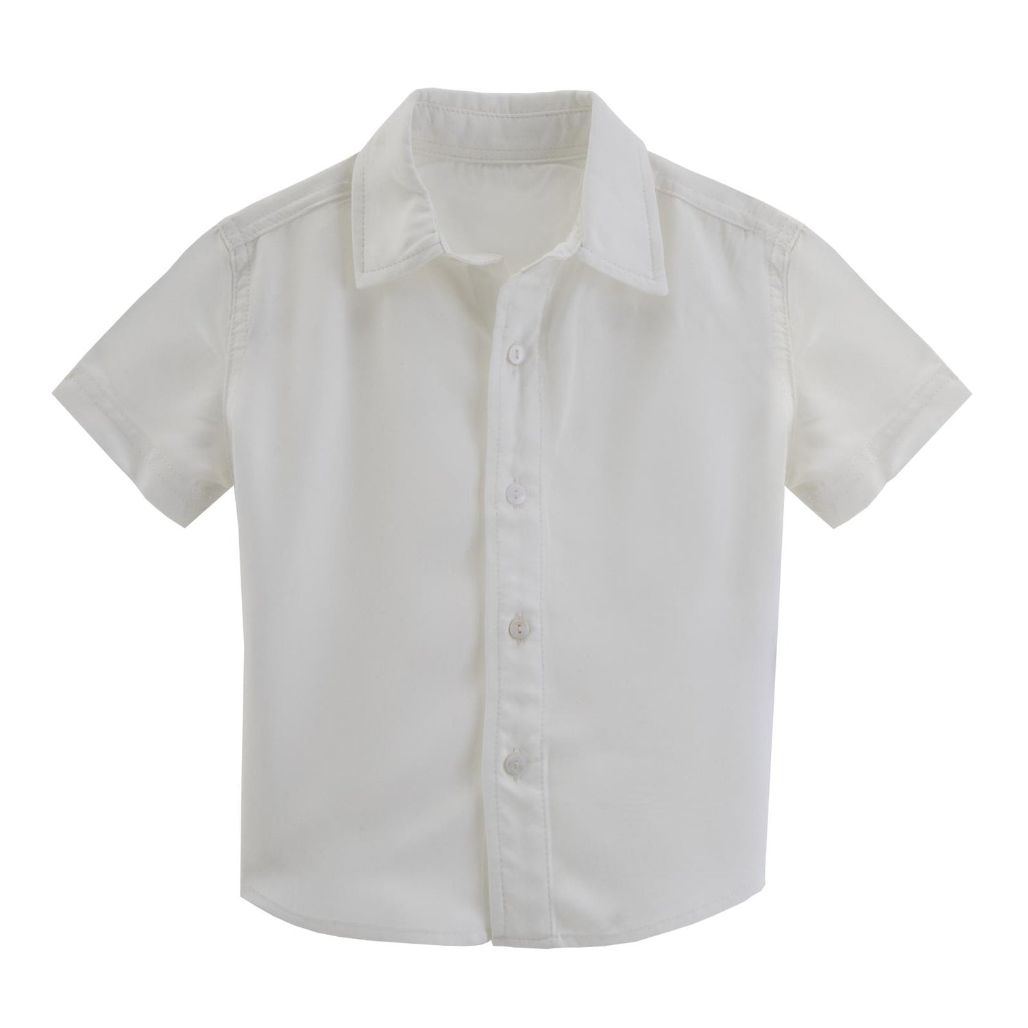 Short Sleeve Woven Shirt in Natural