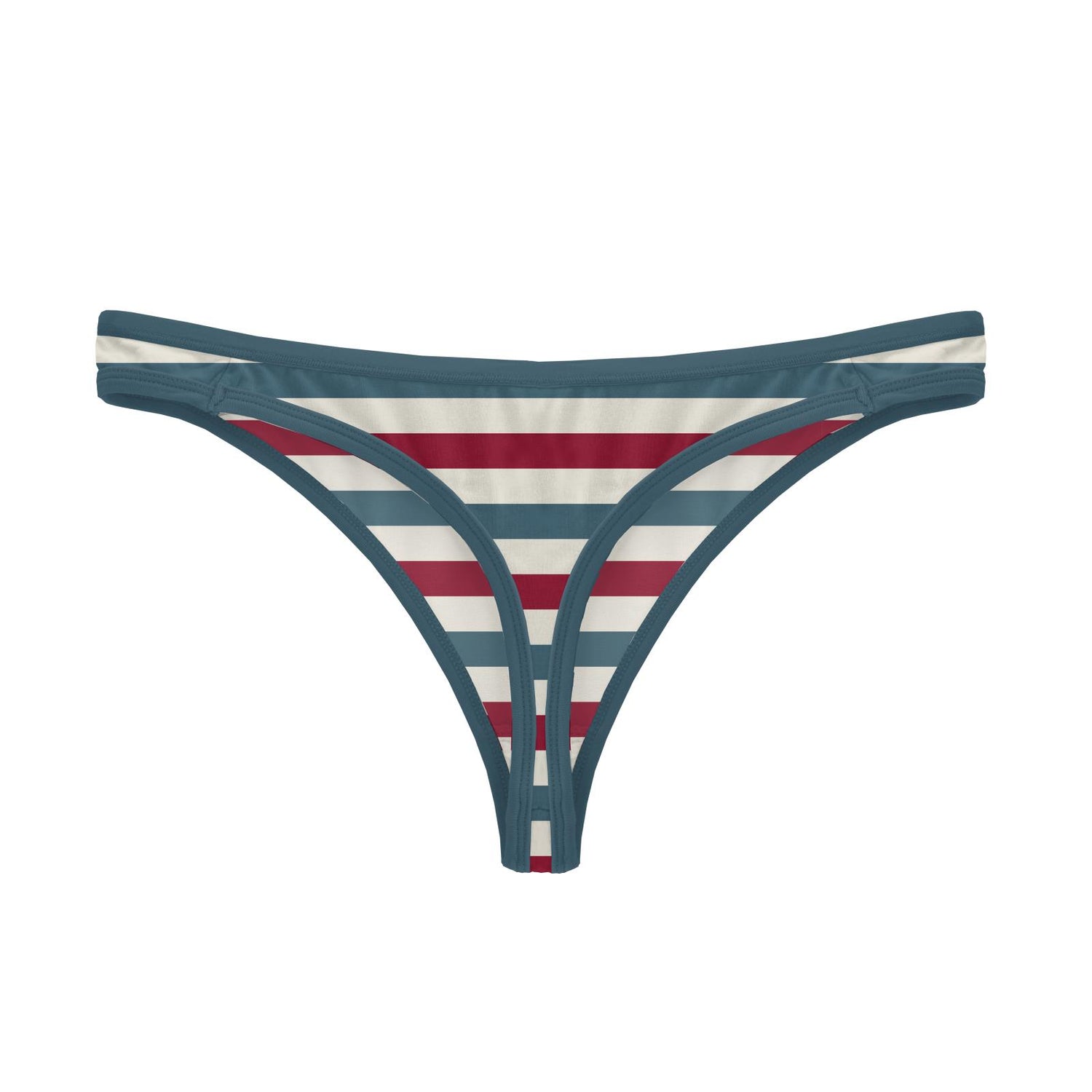 Women's Print Classic Thong Underwear in USA Stripe