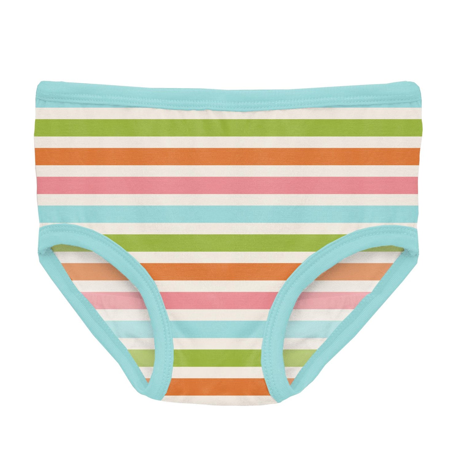 Print Girl's Underwear in Beach Day Stripe