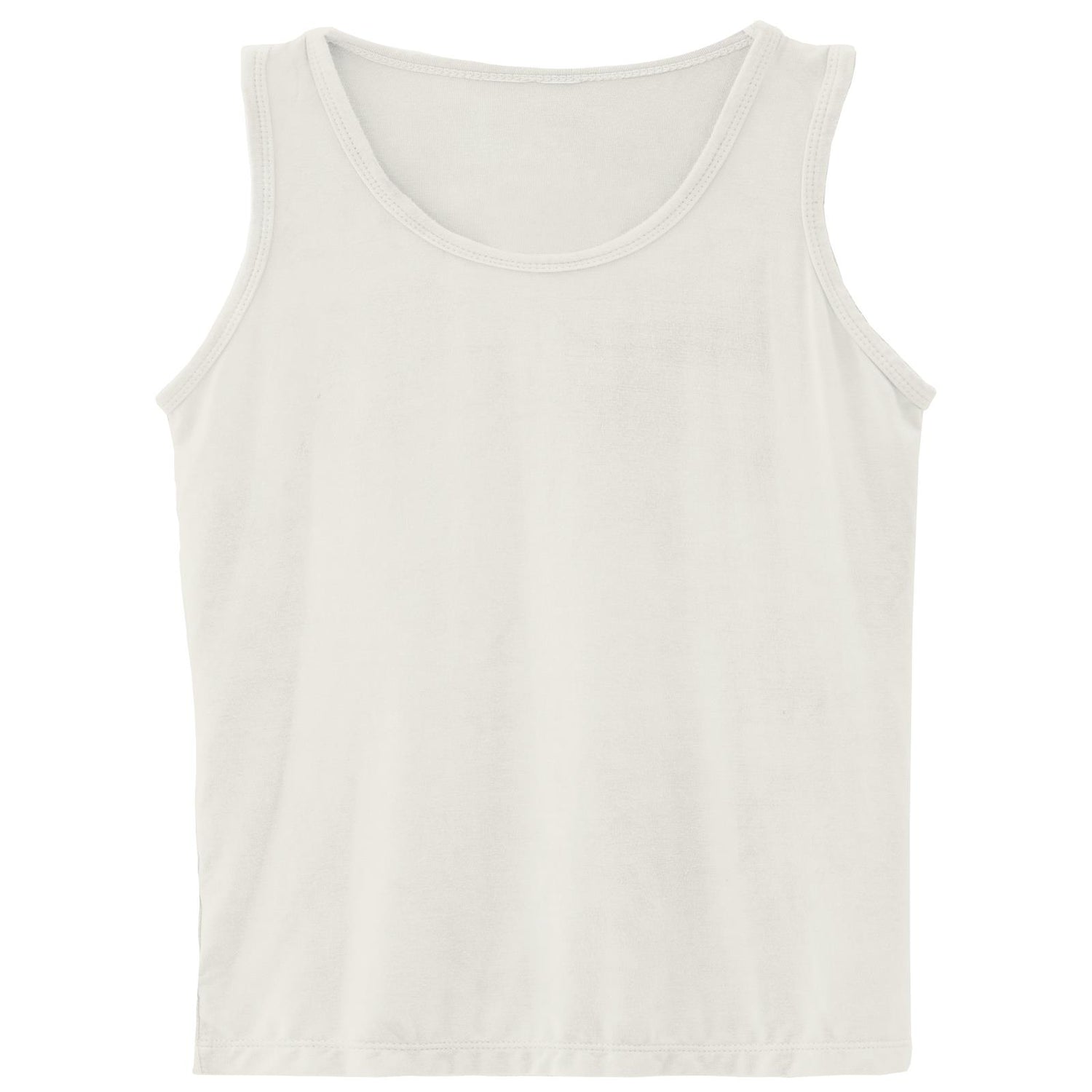 Tailored Fit Tank in Natural