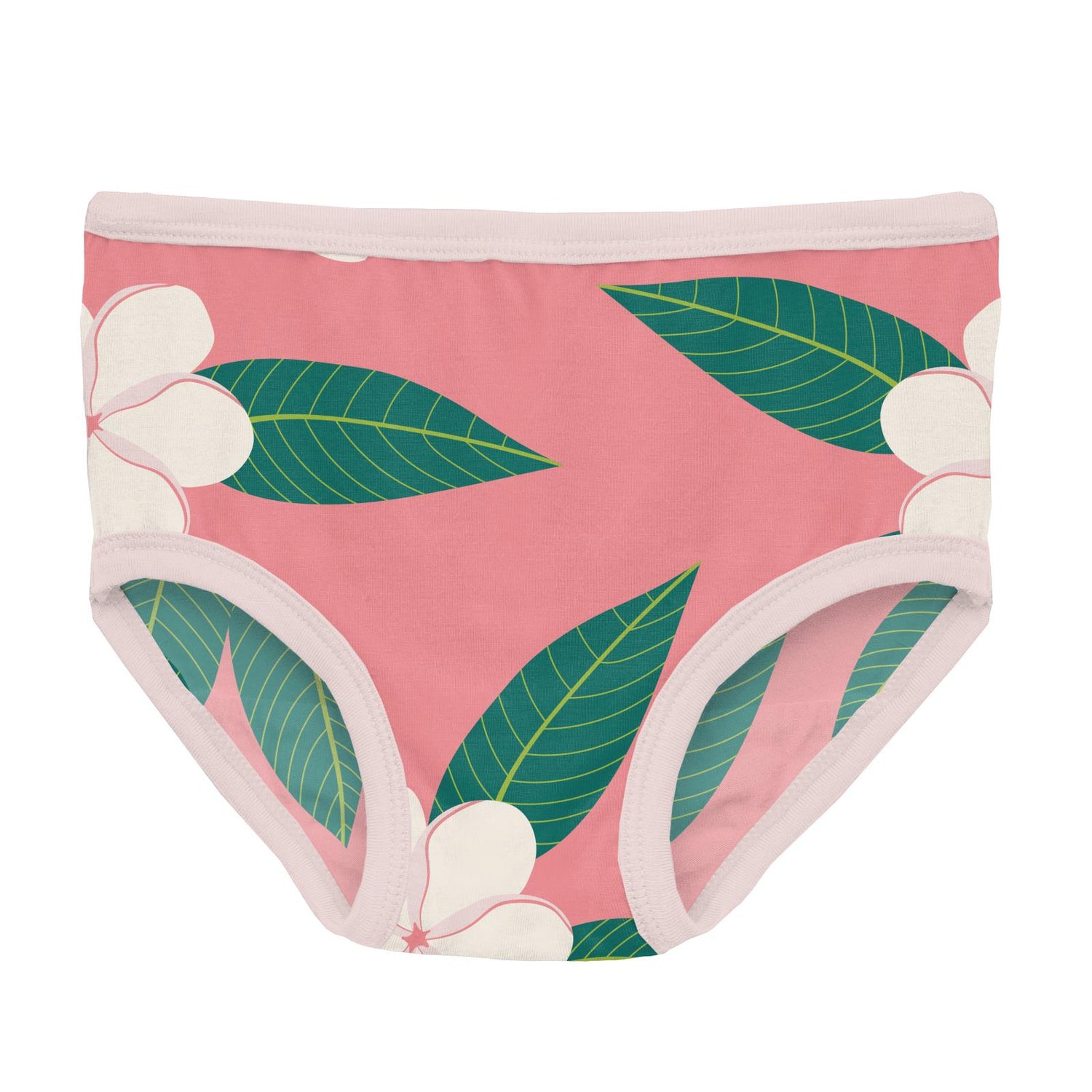 Print Girl's Underwear in Strawberry Plumeria