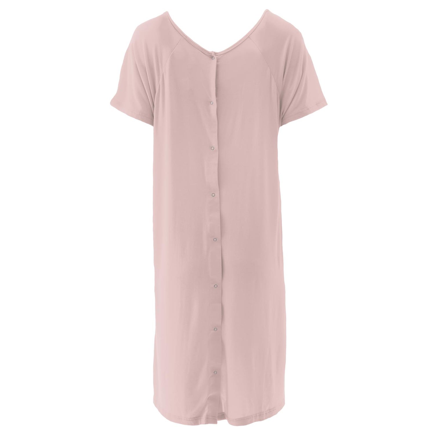 Women's Hospital Gown in Baby Rose