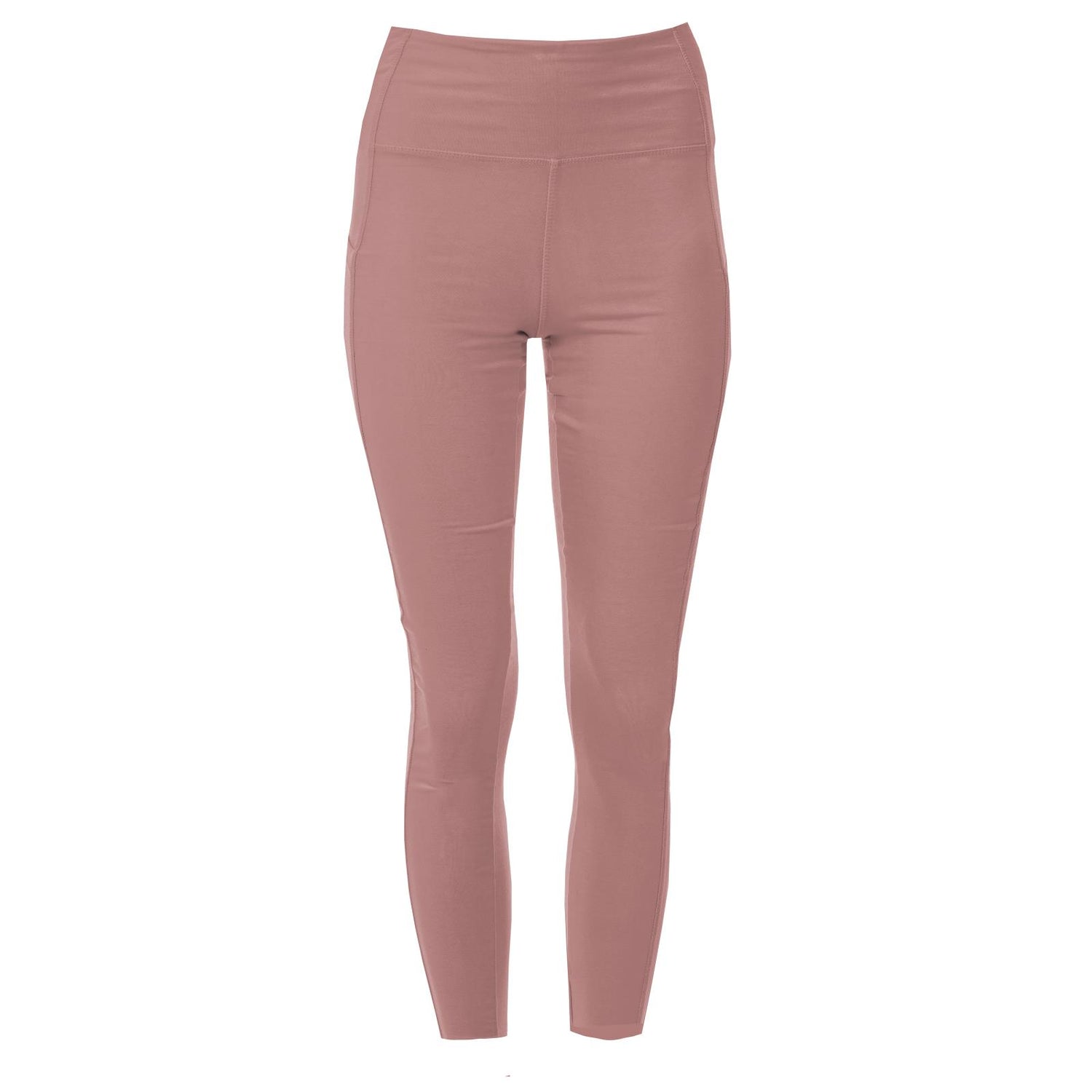 Women's Luxe Stretch 7/8 Leggings with Pockets in Antique Pink