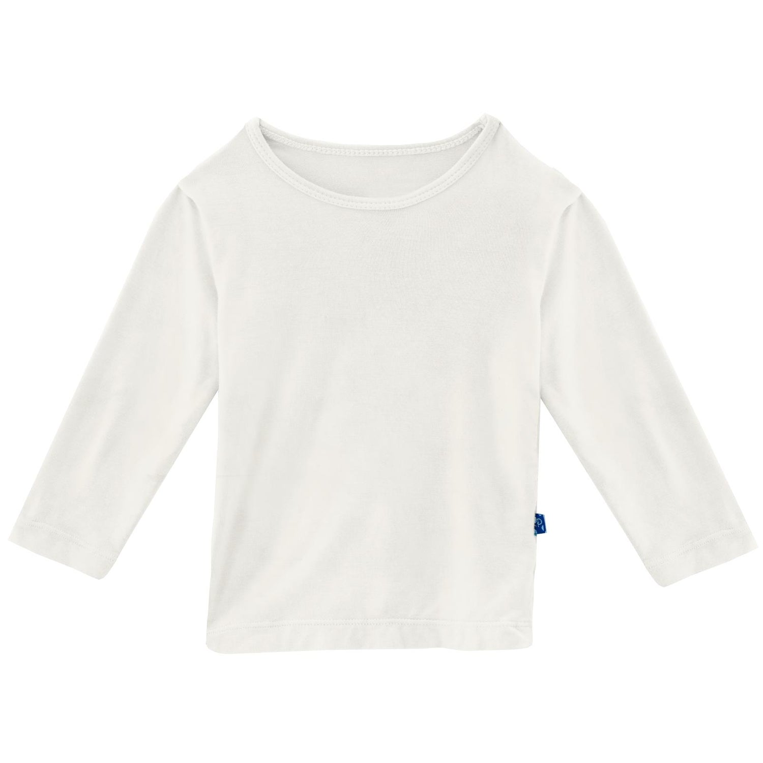 Long Sleeve Baby Tee in Natural