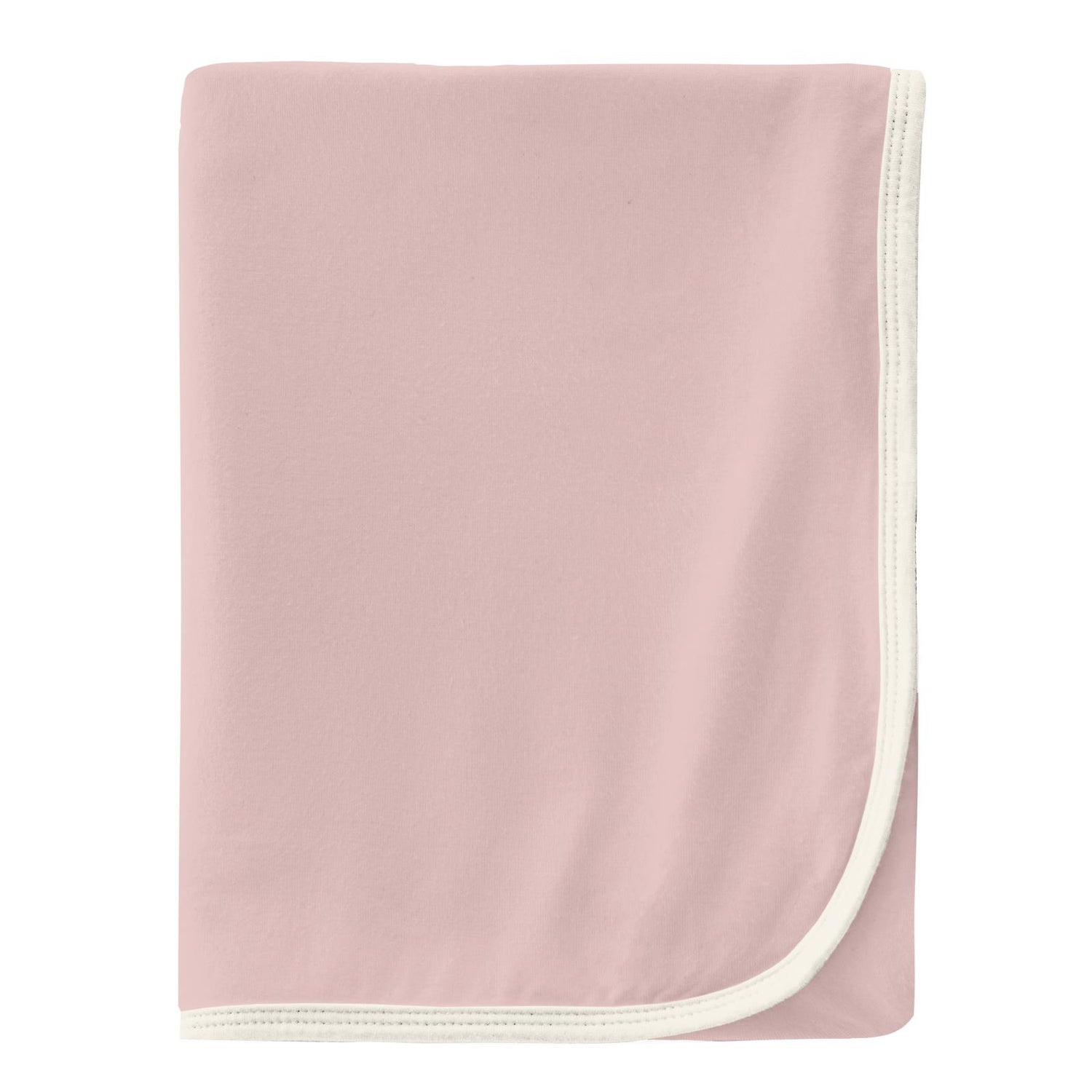 Swaddling Blanket in Baby Rose with Natural