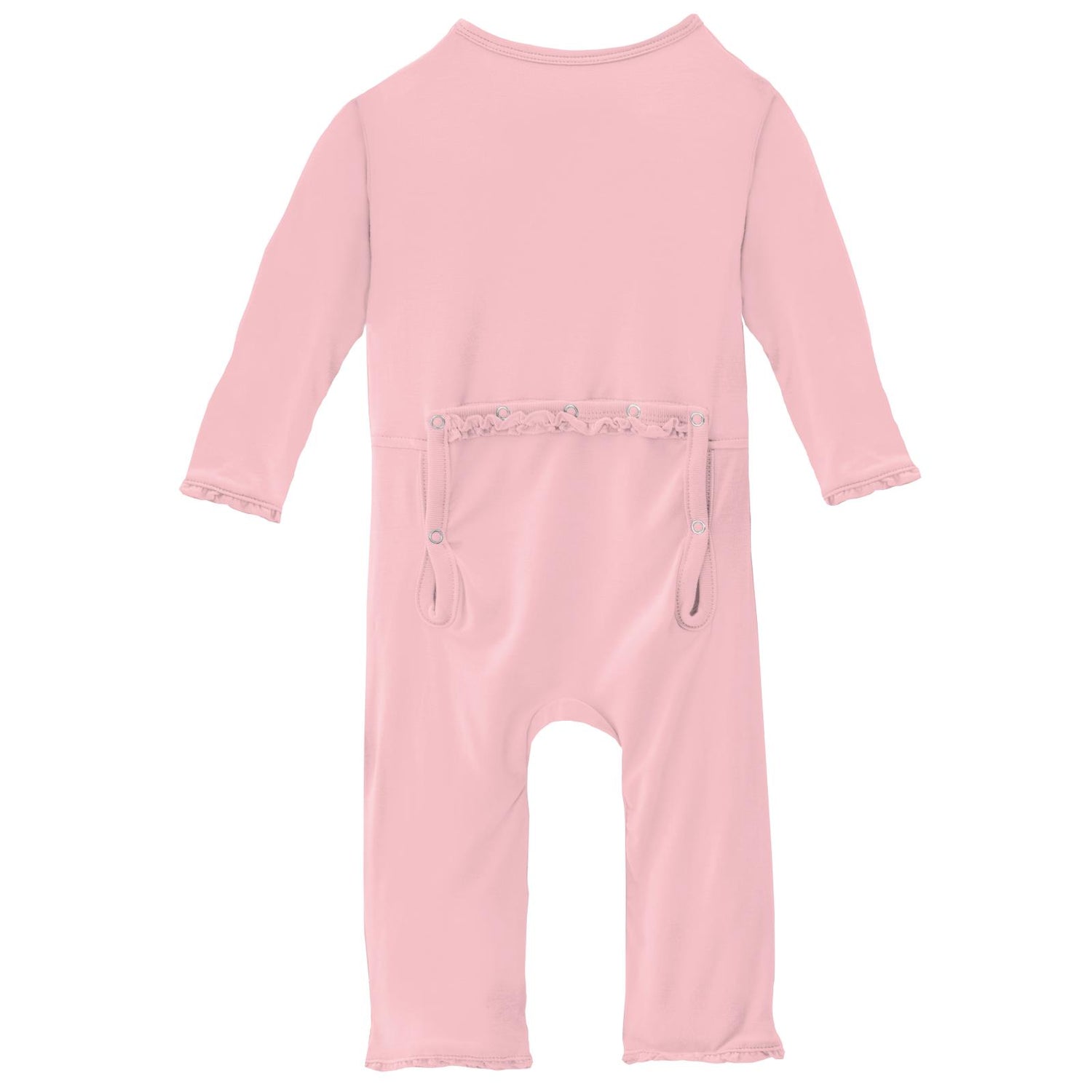 Muffin Ruffle Coverall with Zipper in Lotus