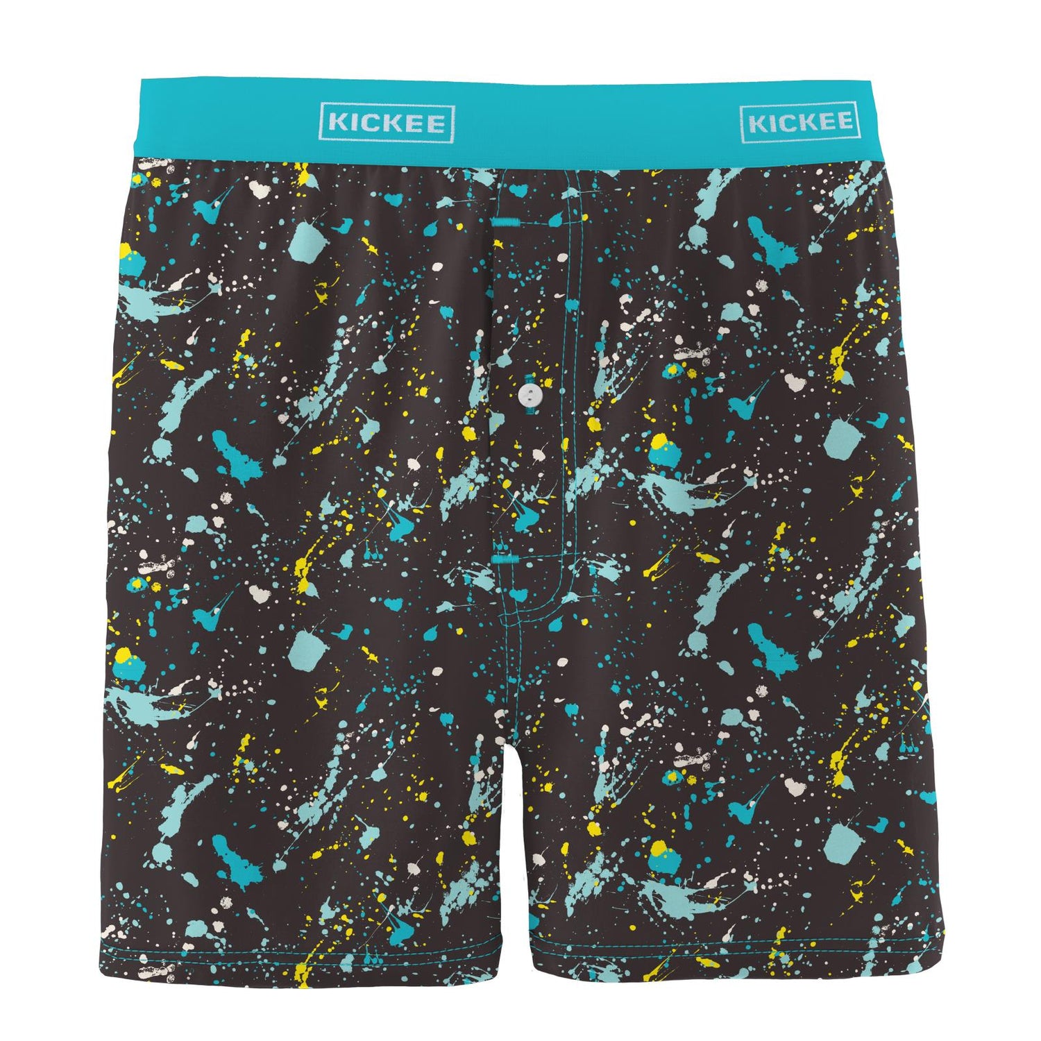 Men's Print Boxer Shorts in Confetti Splatter Paint