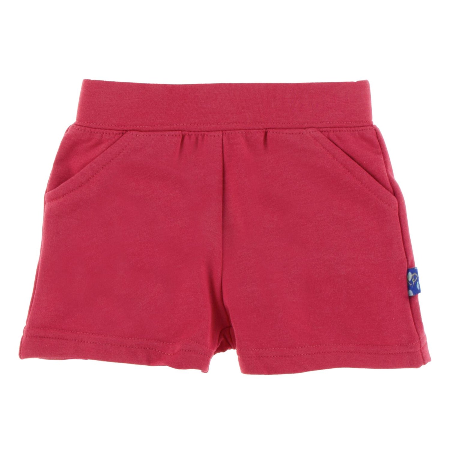 Fleece Shorts in Flag Red