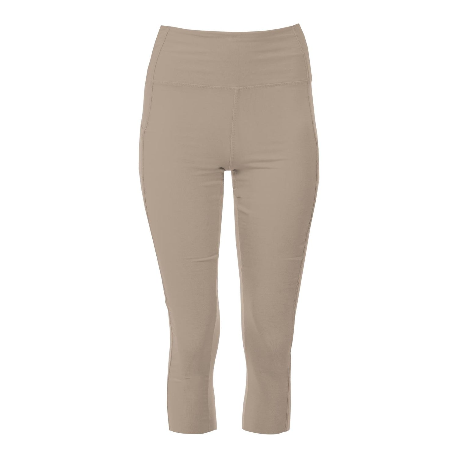 Women's Luxe Stretch 3/4 Leggings with Pockets in Popsicle Stick