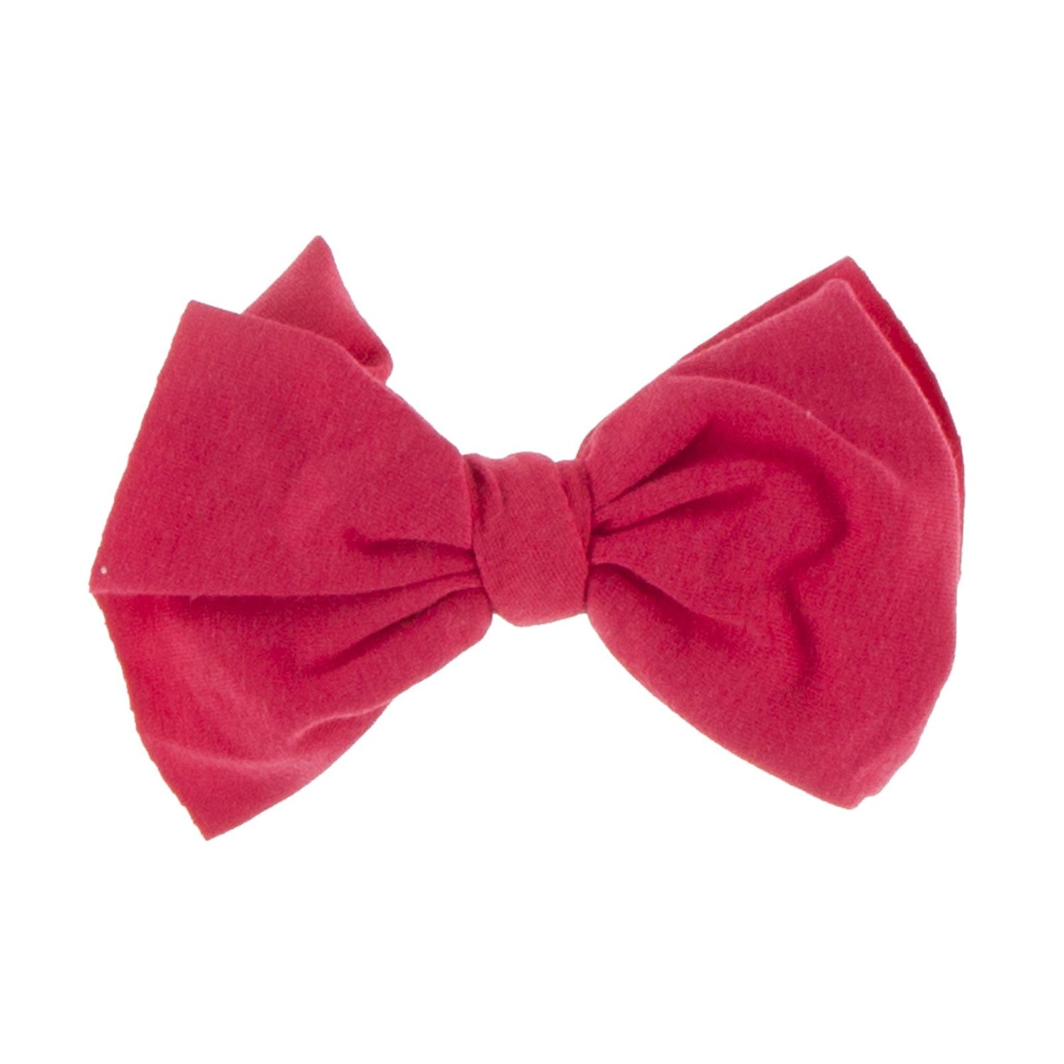 Luxe Big Bow with Black Headband in Flag Red