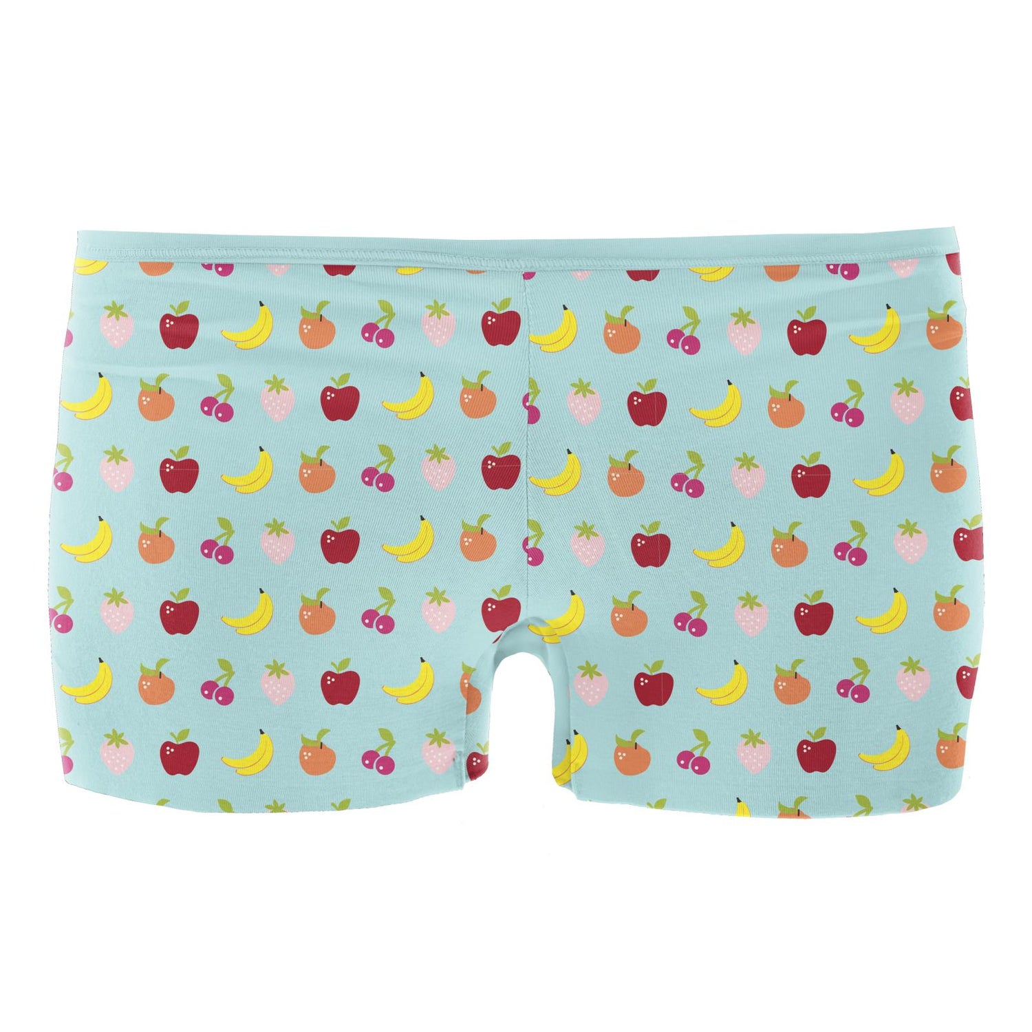 Women's Print Boy Short Underwear in Summer Sky Mini Fruit