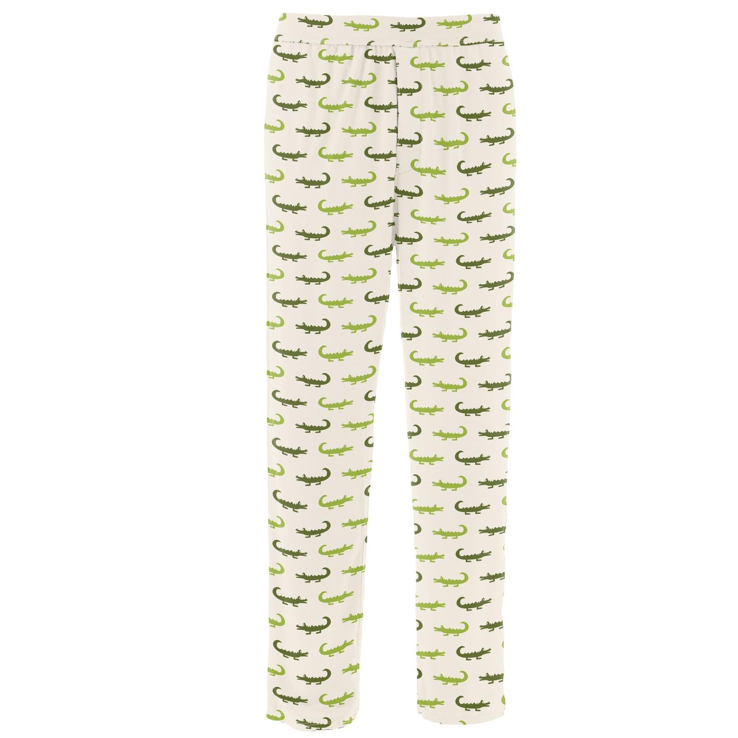 Men's Print Pajama Pants in Natural Crocodile