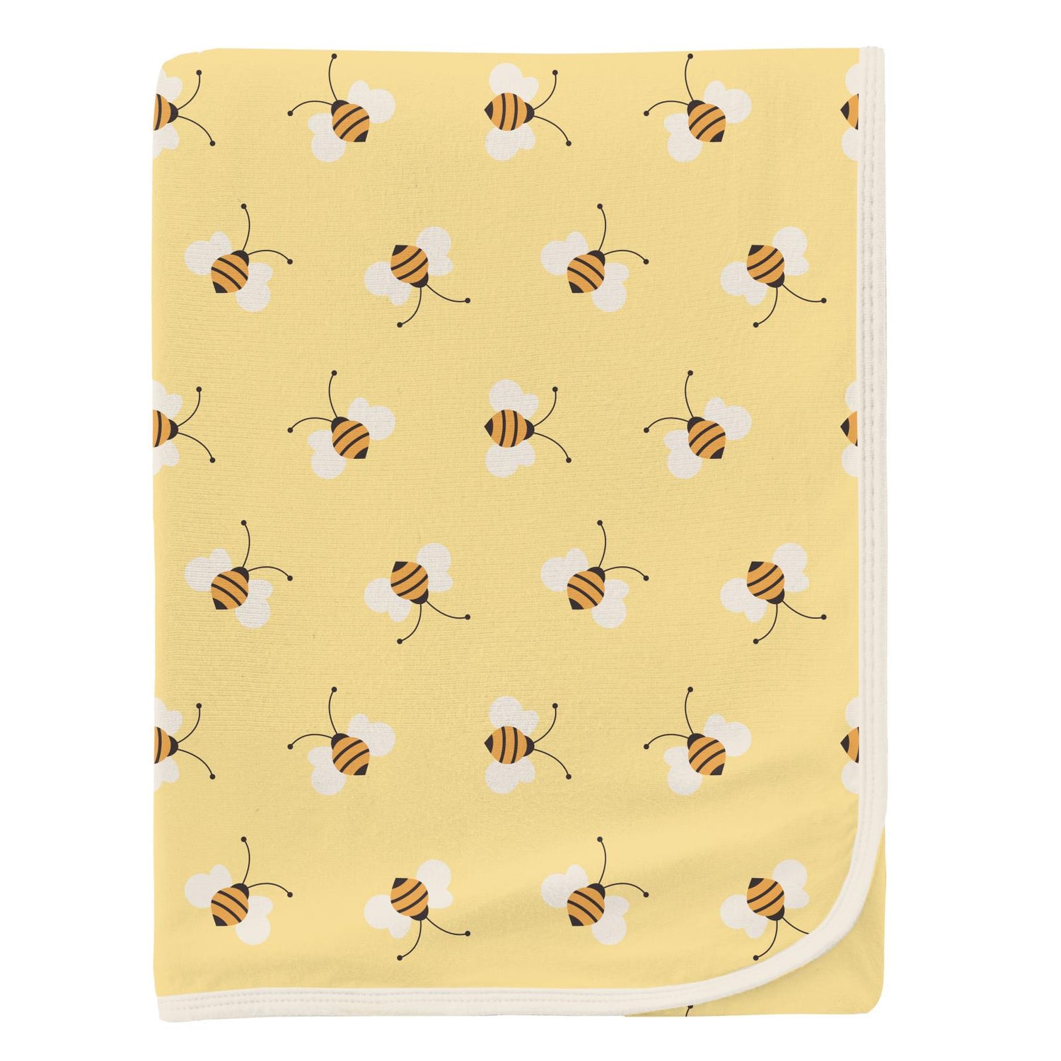 Print Swaddling Blanket in Wallaby Bees
