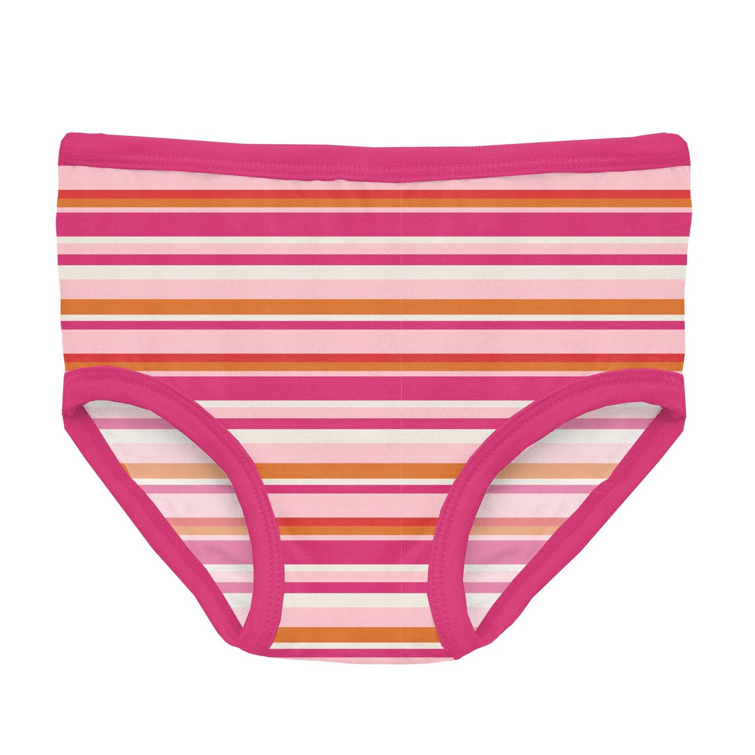 Print Girl's Underwear in Anniversary Sunset Stripe