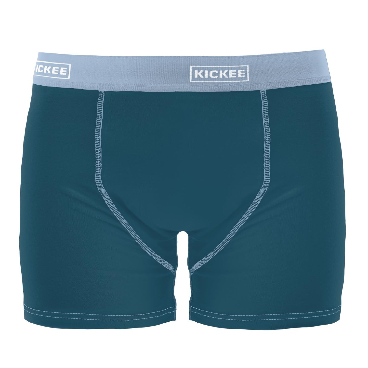 Men's Boxer Briefs in Peacock with Pond