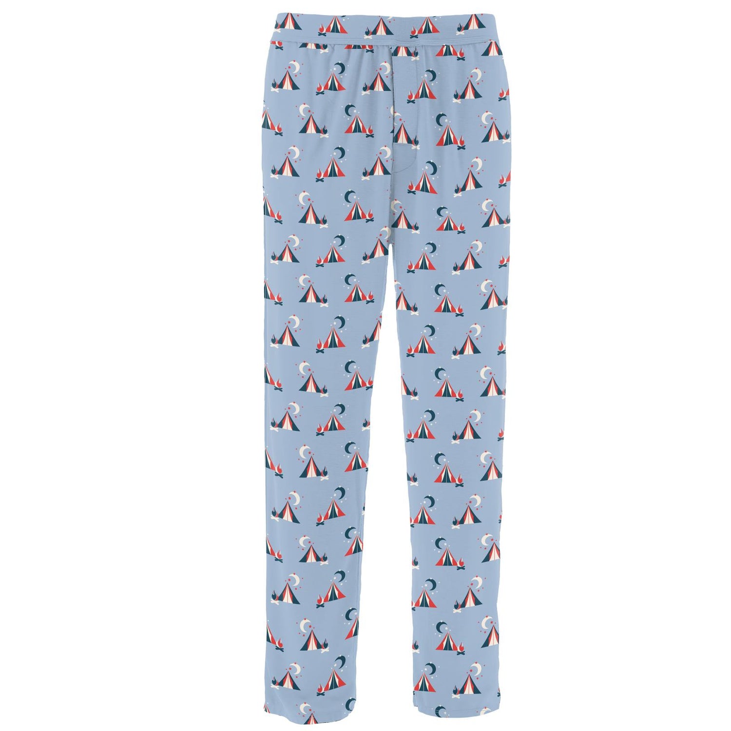 Men's Print Pajama Pants in Pond Tents