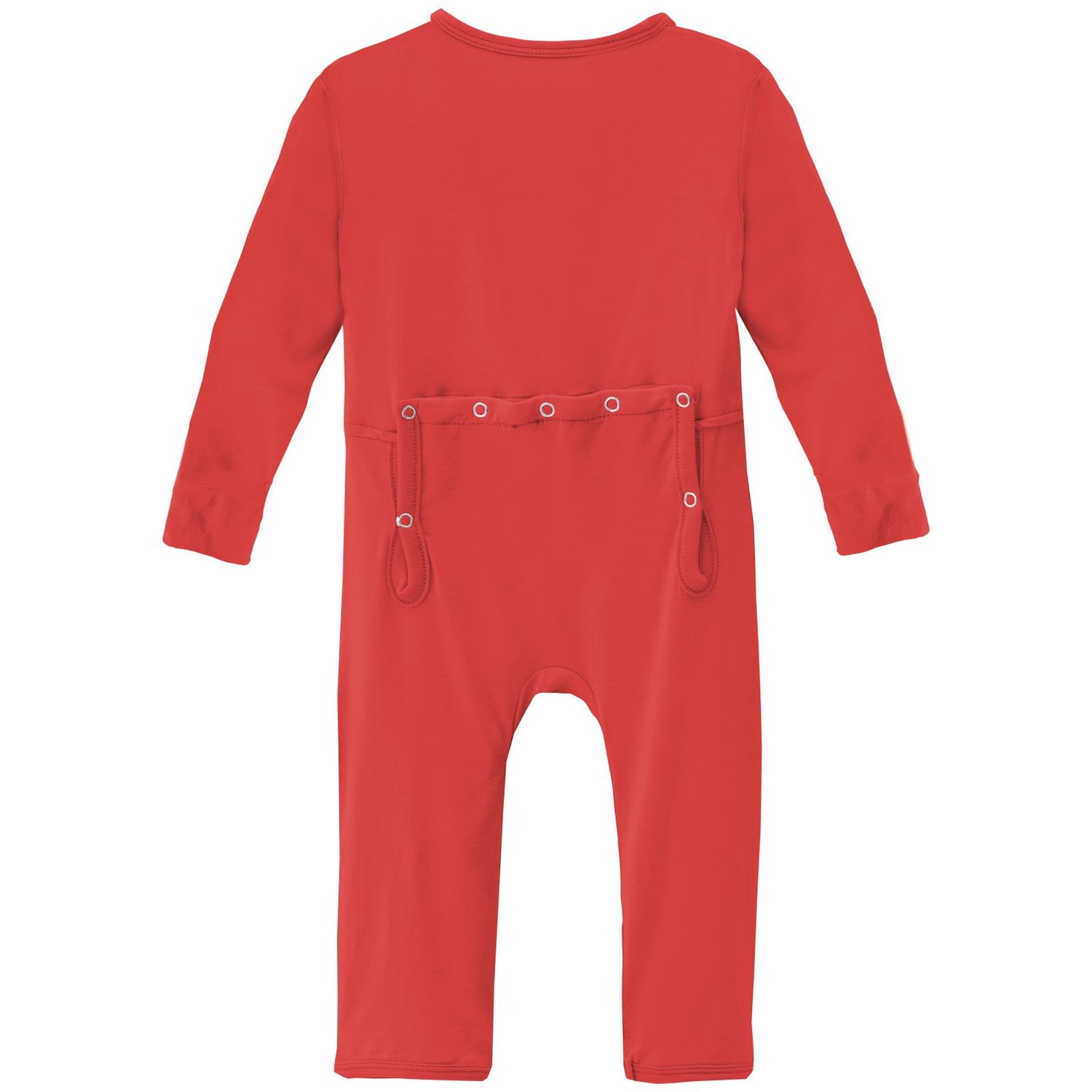 Coverall with Zipper in Poppy
