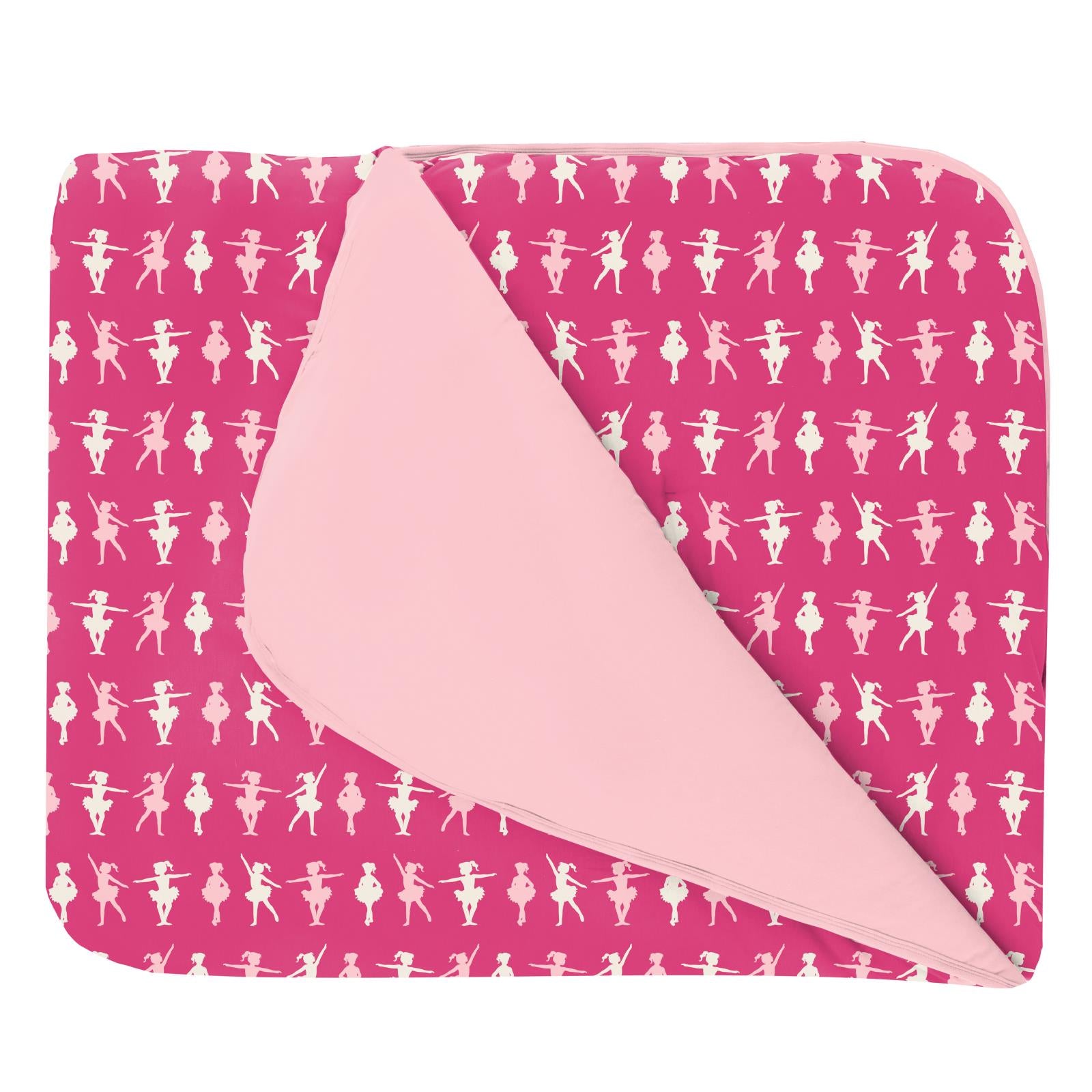 Print Fluffle Toddler Blanket in Calypso Ballerina