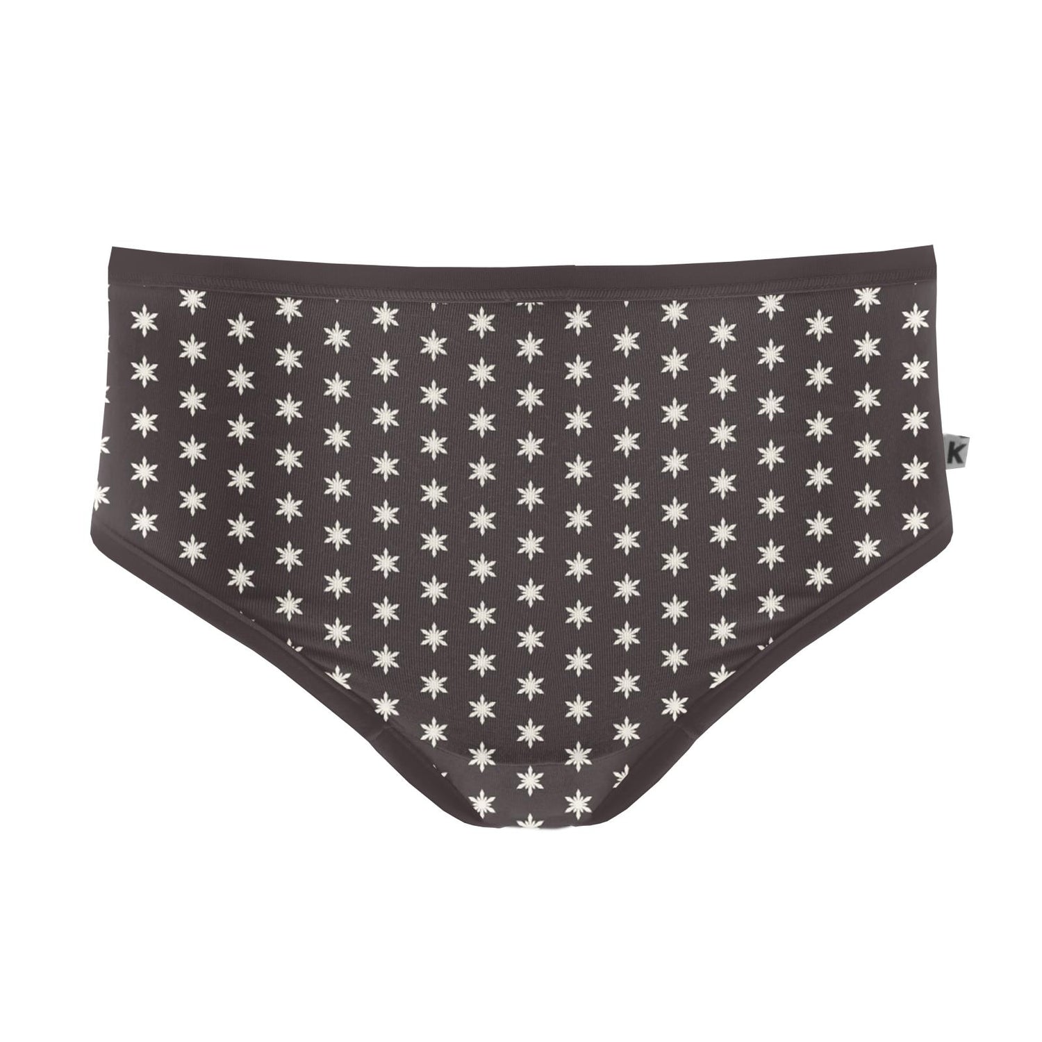Women's Print Classic Brief in Midnight Tiny Snowflakes