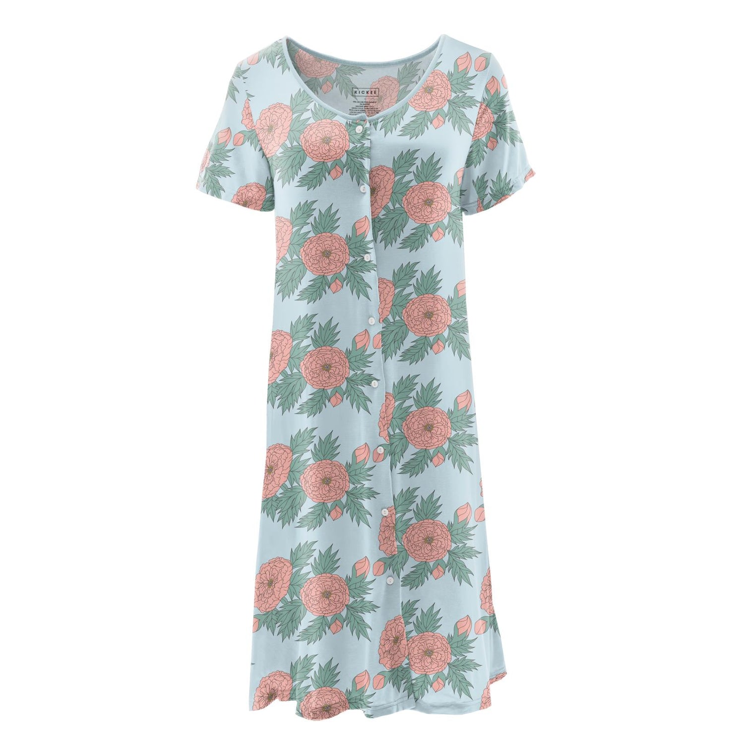 Women's Print Nursing Nightgown in Spring Sky Floral