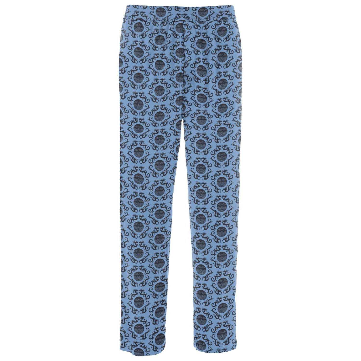Men's Print Pajama Pants in Dream Blue Four Dragons